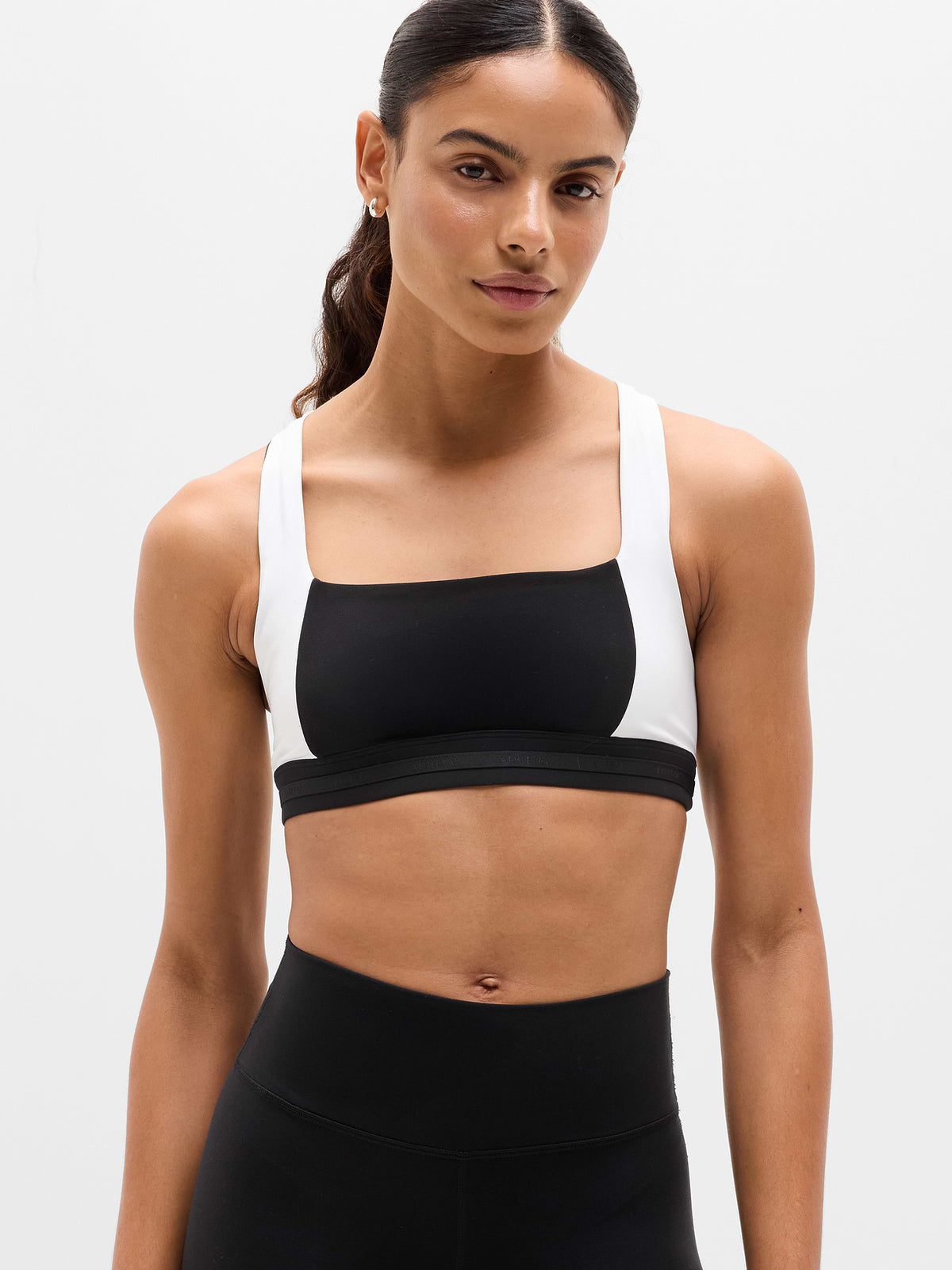 High Tone Sports Bra A-C - Black/Bright White