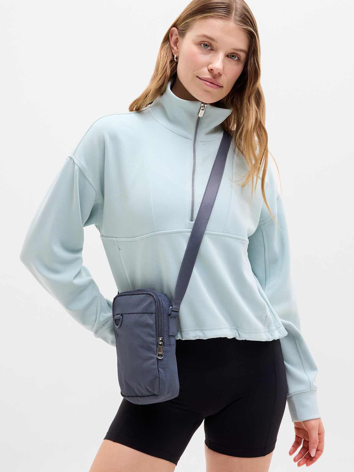 Anytime Vertical Crossbody - Slate