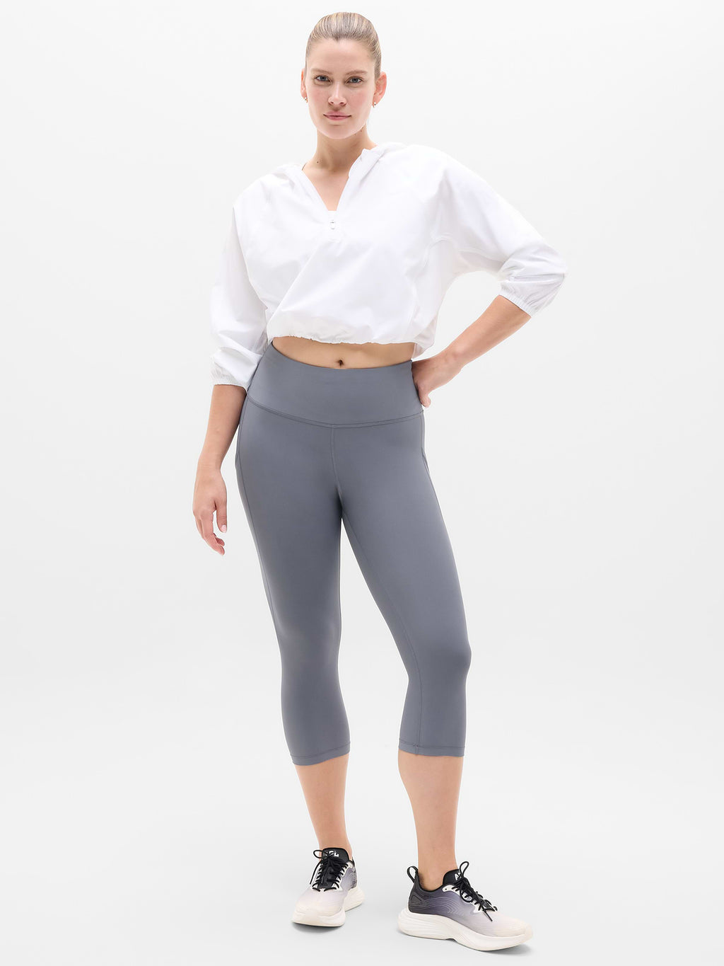 Interval Stash High Rise 7/8 Legging - Slate