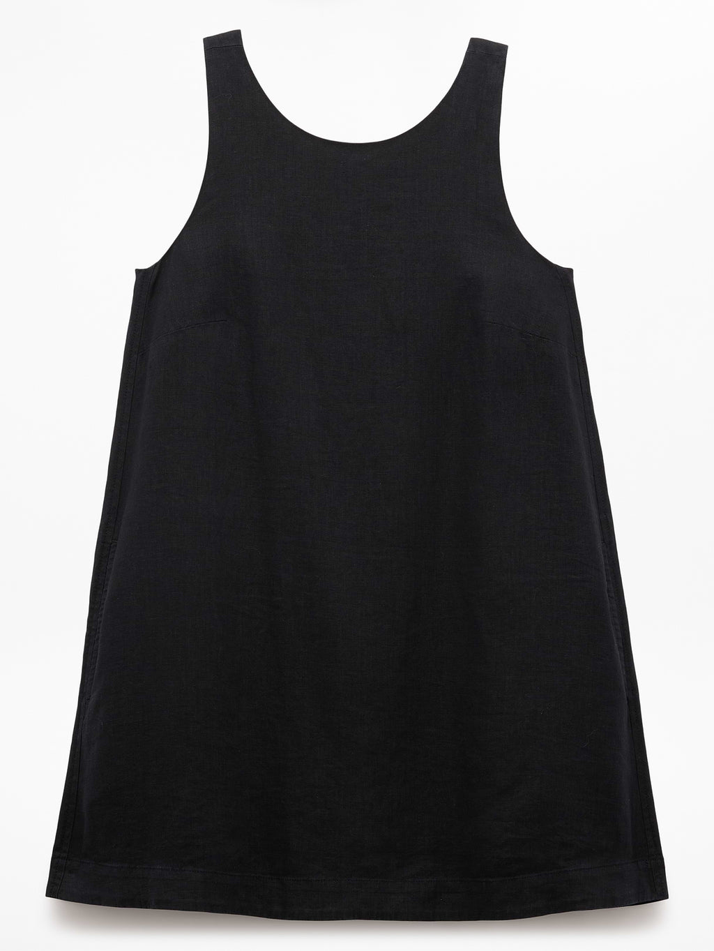 Retreat Linen Dress - Black