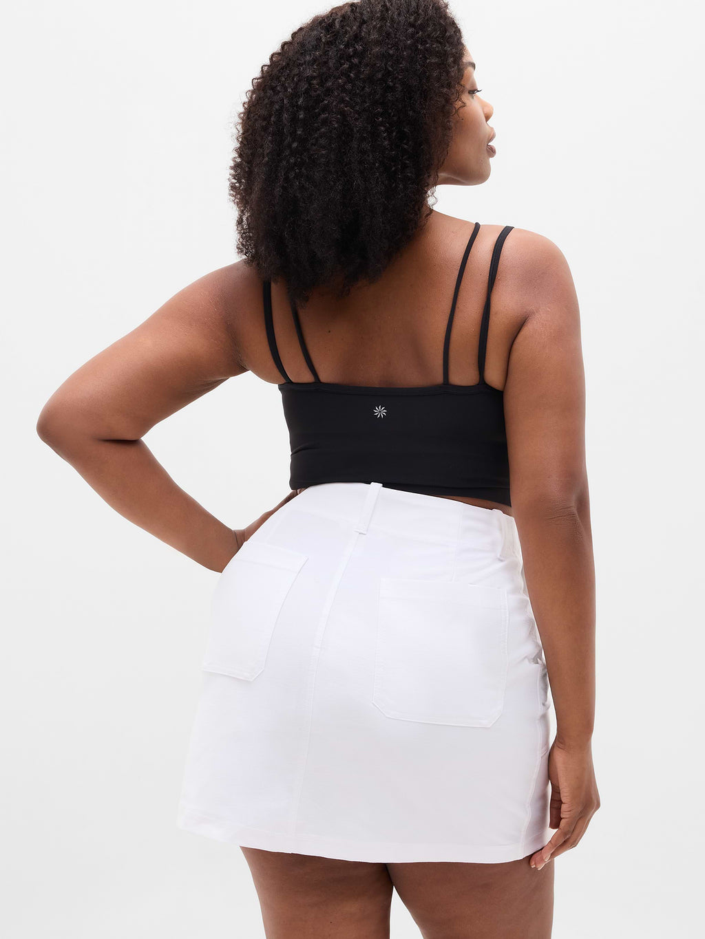 Skyline Mid Rise Skirt - Bright White