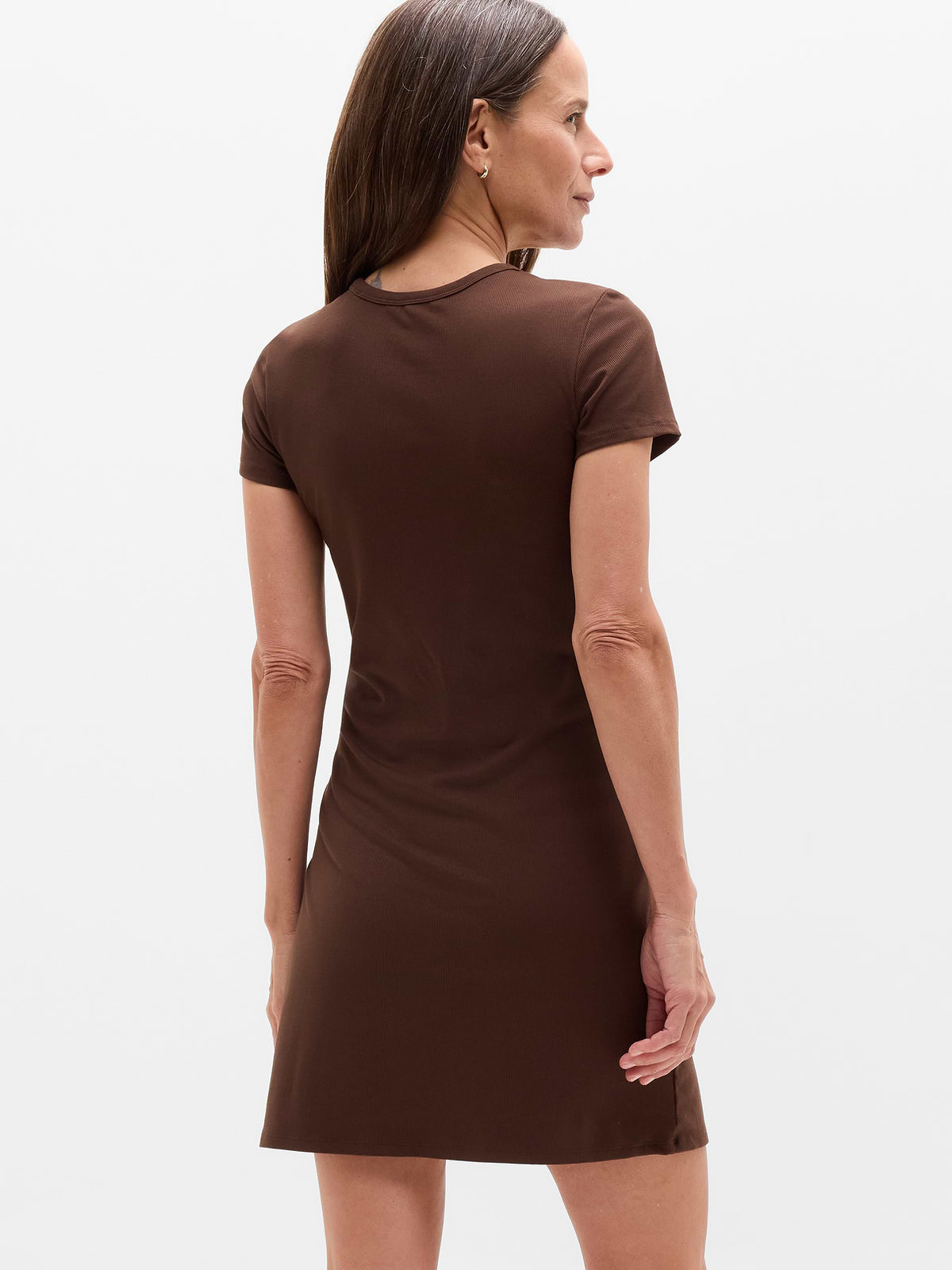 Signature Rib Tee Dress - Woodland