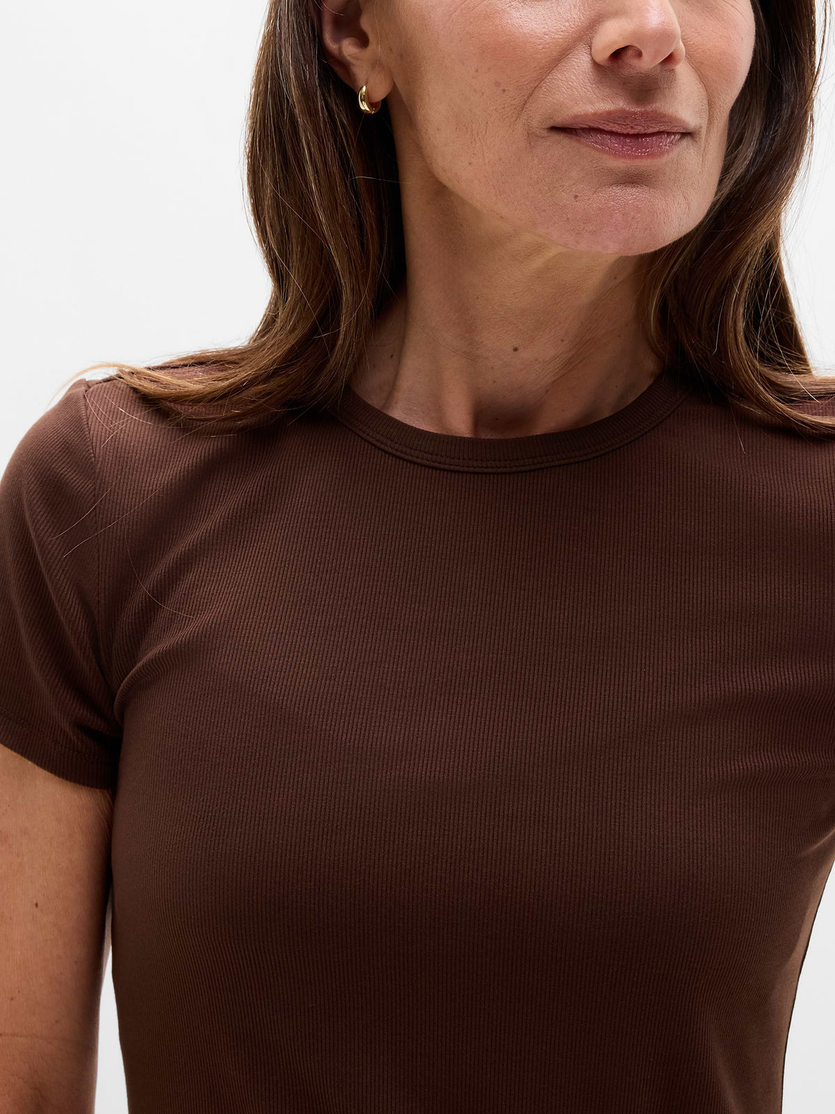 Signature Rib Tee Dress - Woodland