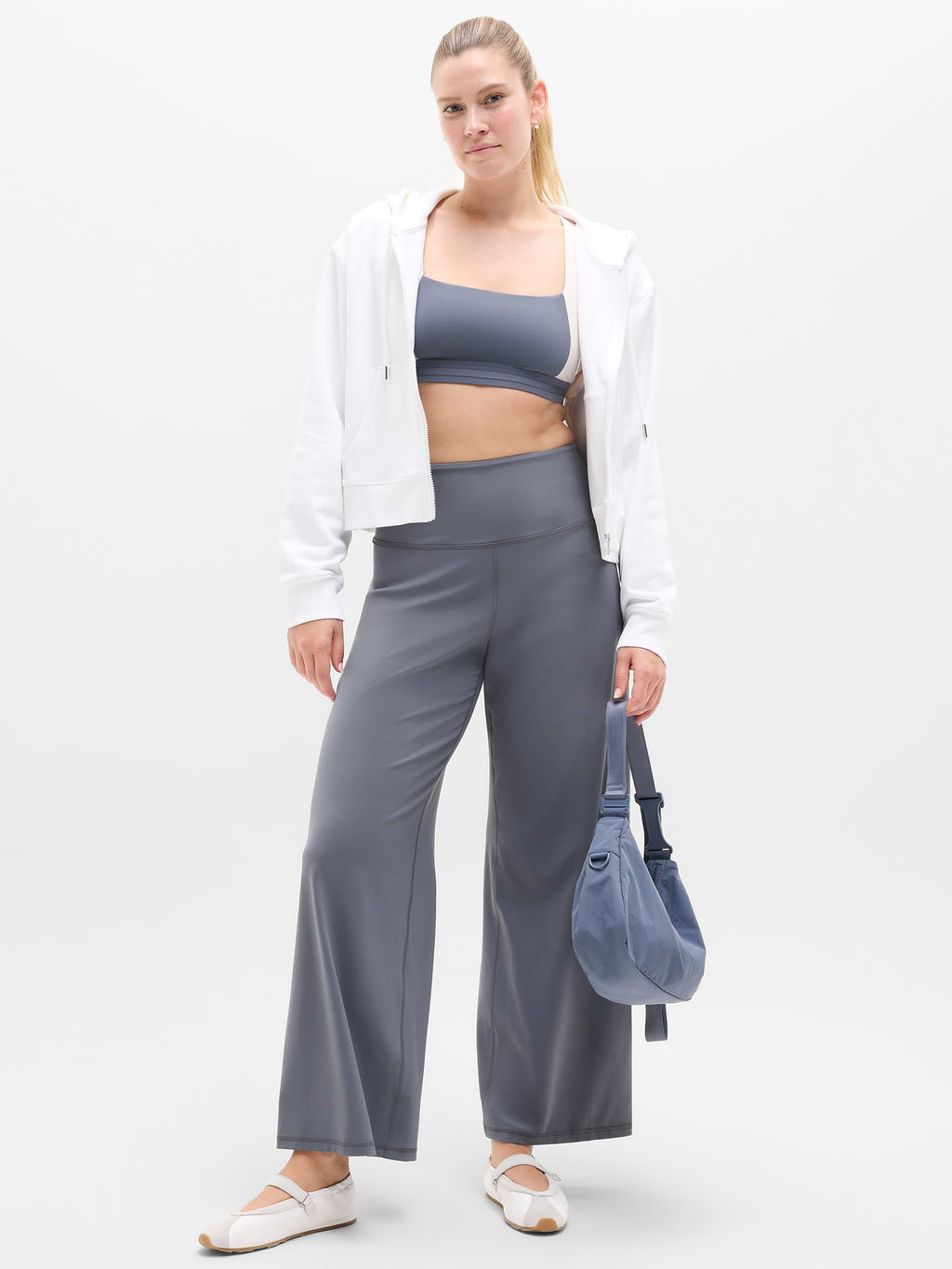 Elation Ultra High Rise Wide Leg Pant - Slate