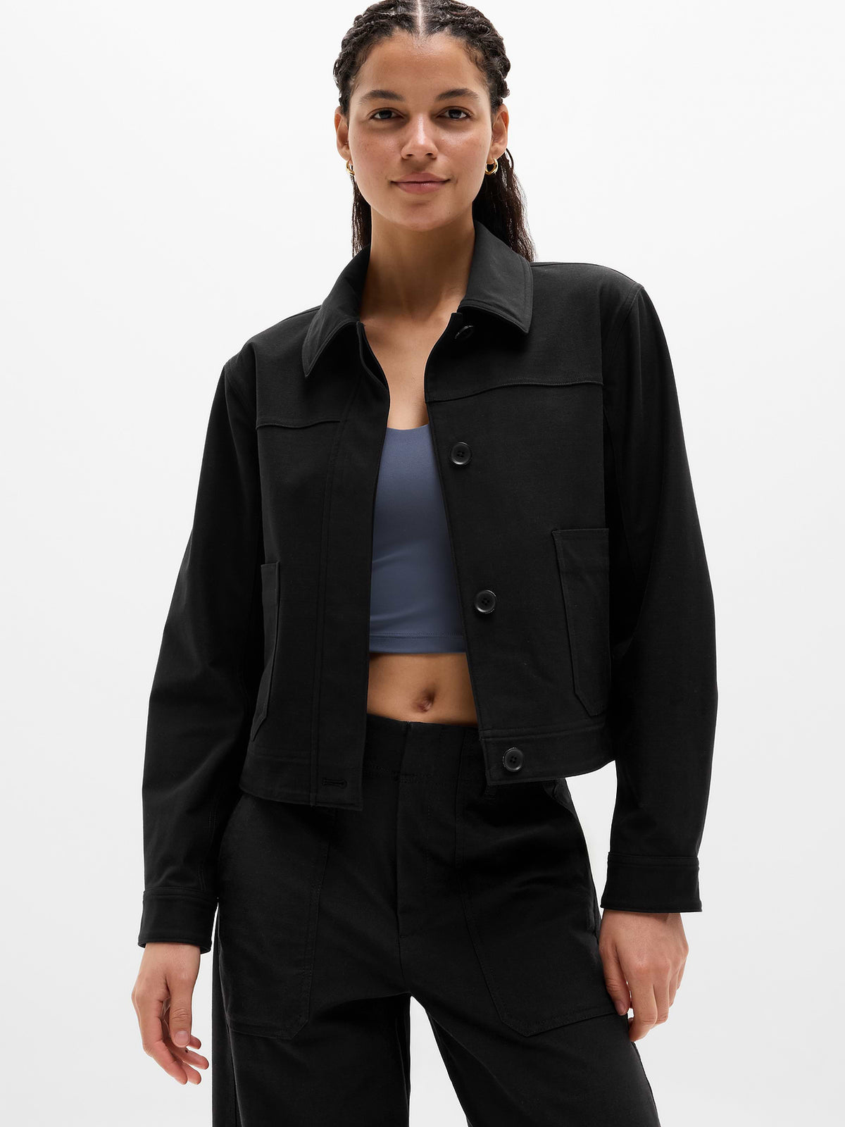 Skyline Chore Jacket - Black