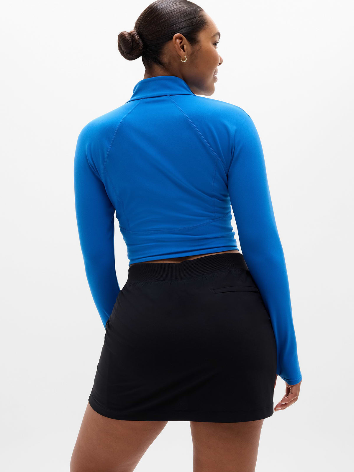 Brooklyn High Rise 15.5" Skort - Black