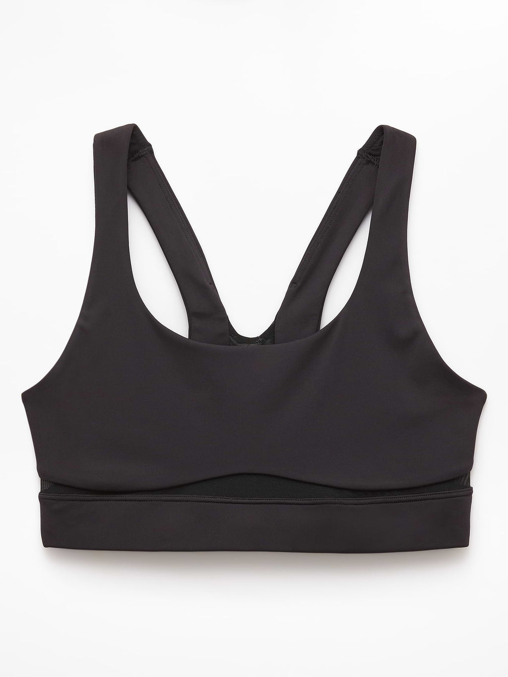 Interval Mesh Sports Bra A-C - Black