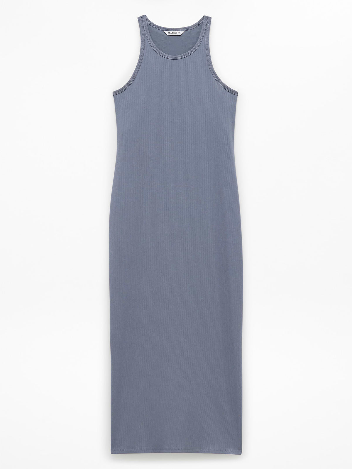 Signature Rib Maxi Dress - Slate