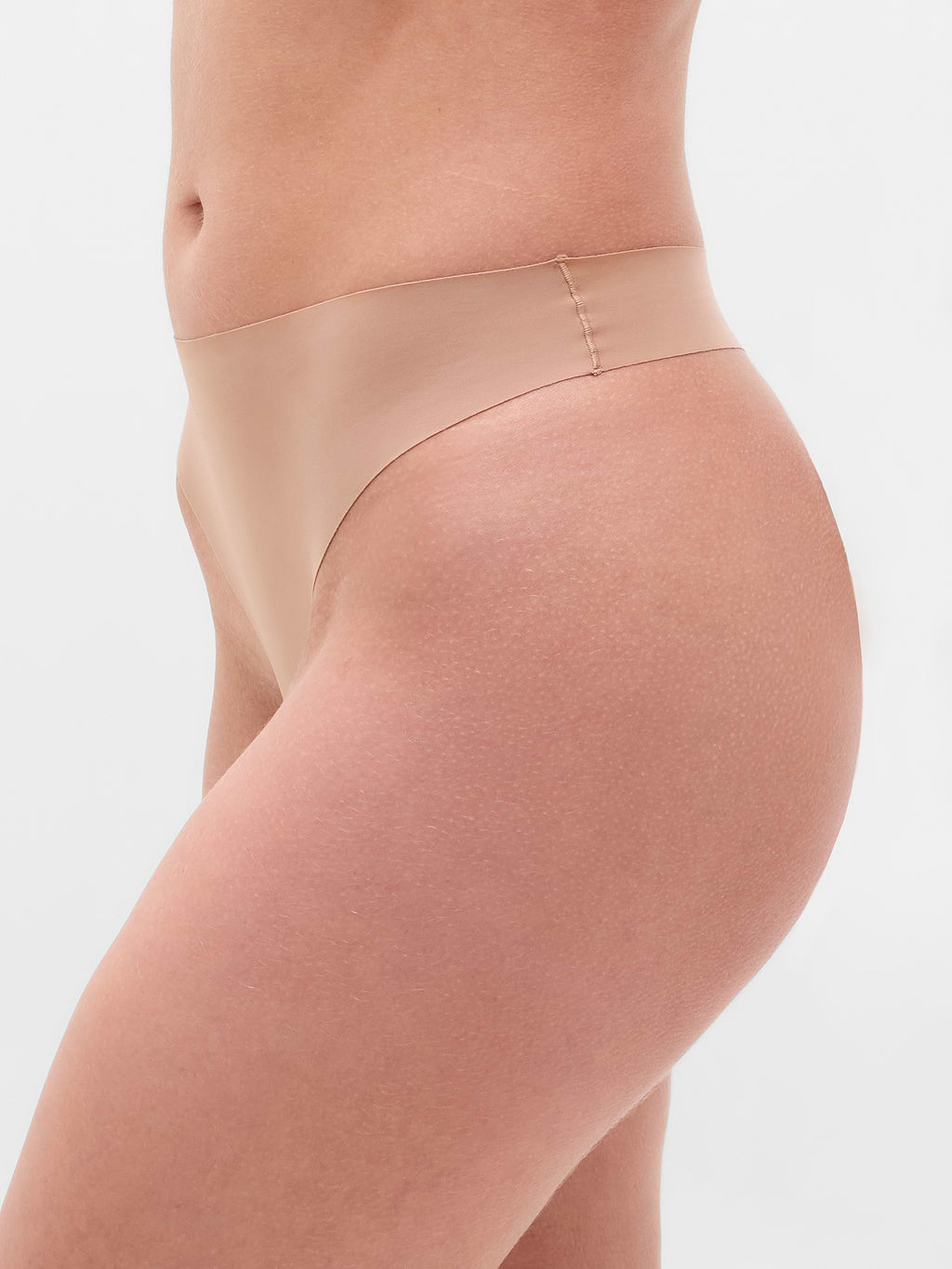 Sleek Form No Show Thong Underwear 3-Pack - Zephyr/Hazlenut/Blush