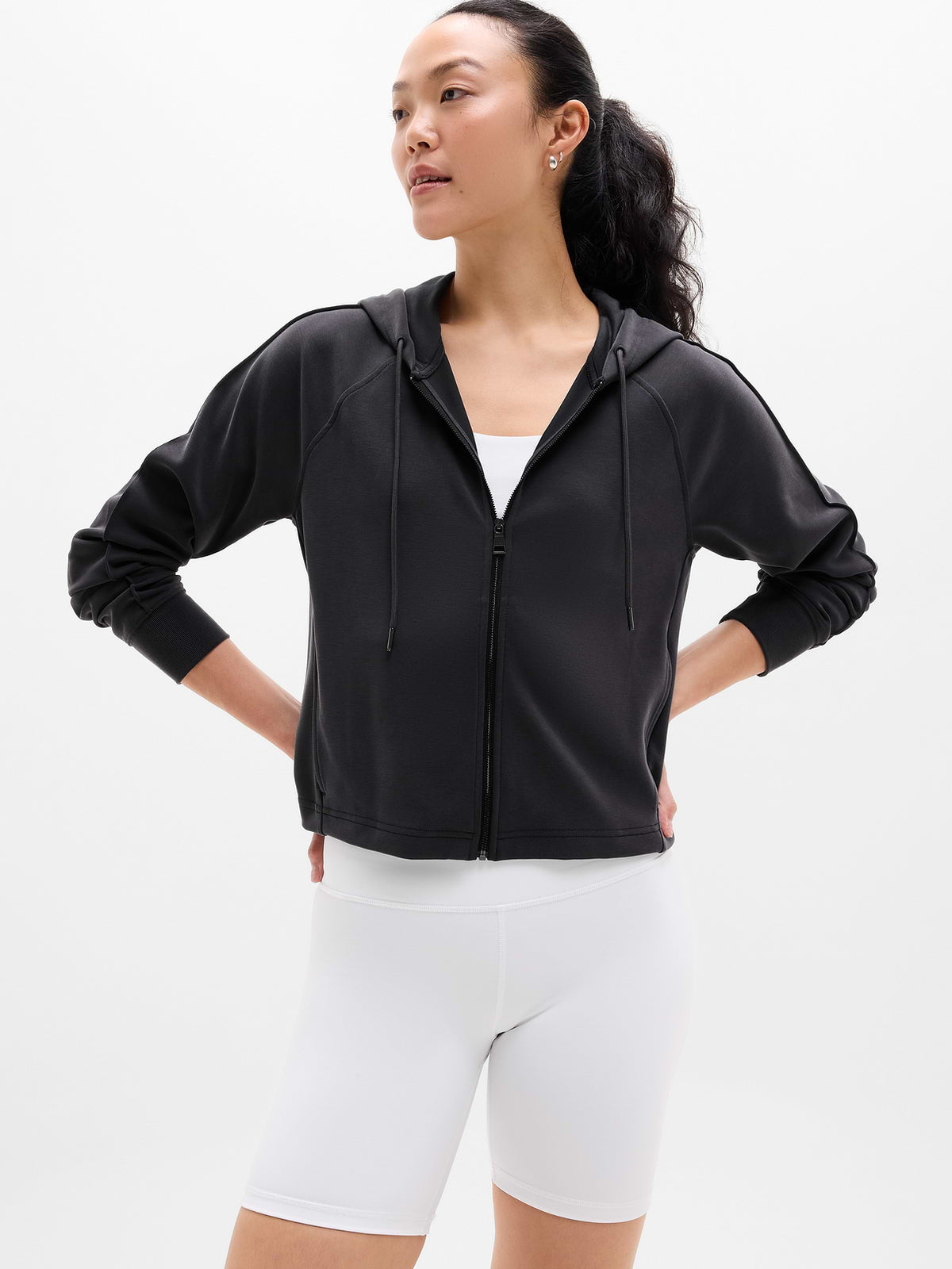 Seasoft Classic 1/4 Zip Sweatshirt - Black