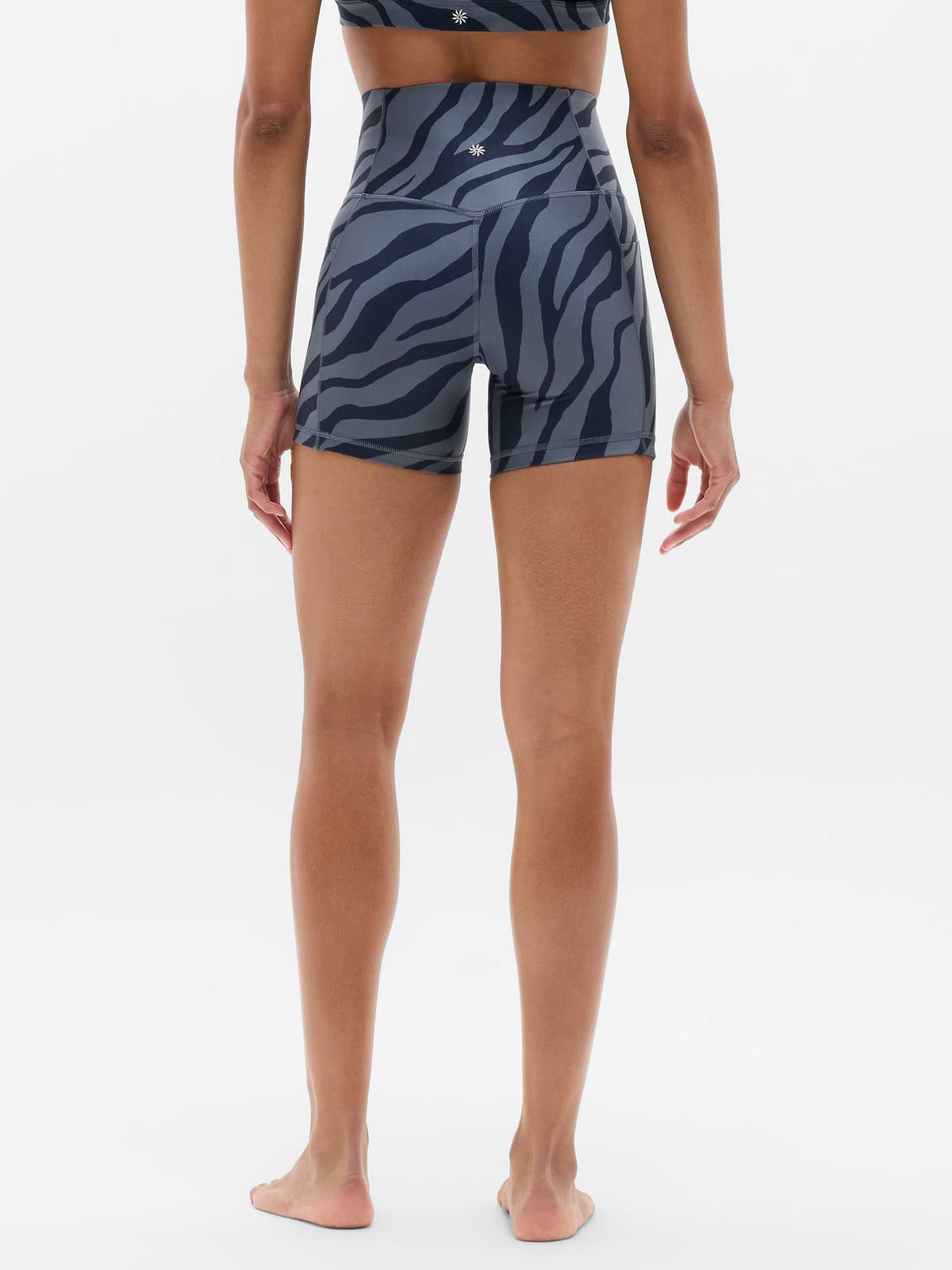 Salutation Stash High Rise 7" Short - Zebra Slate