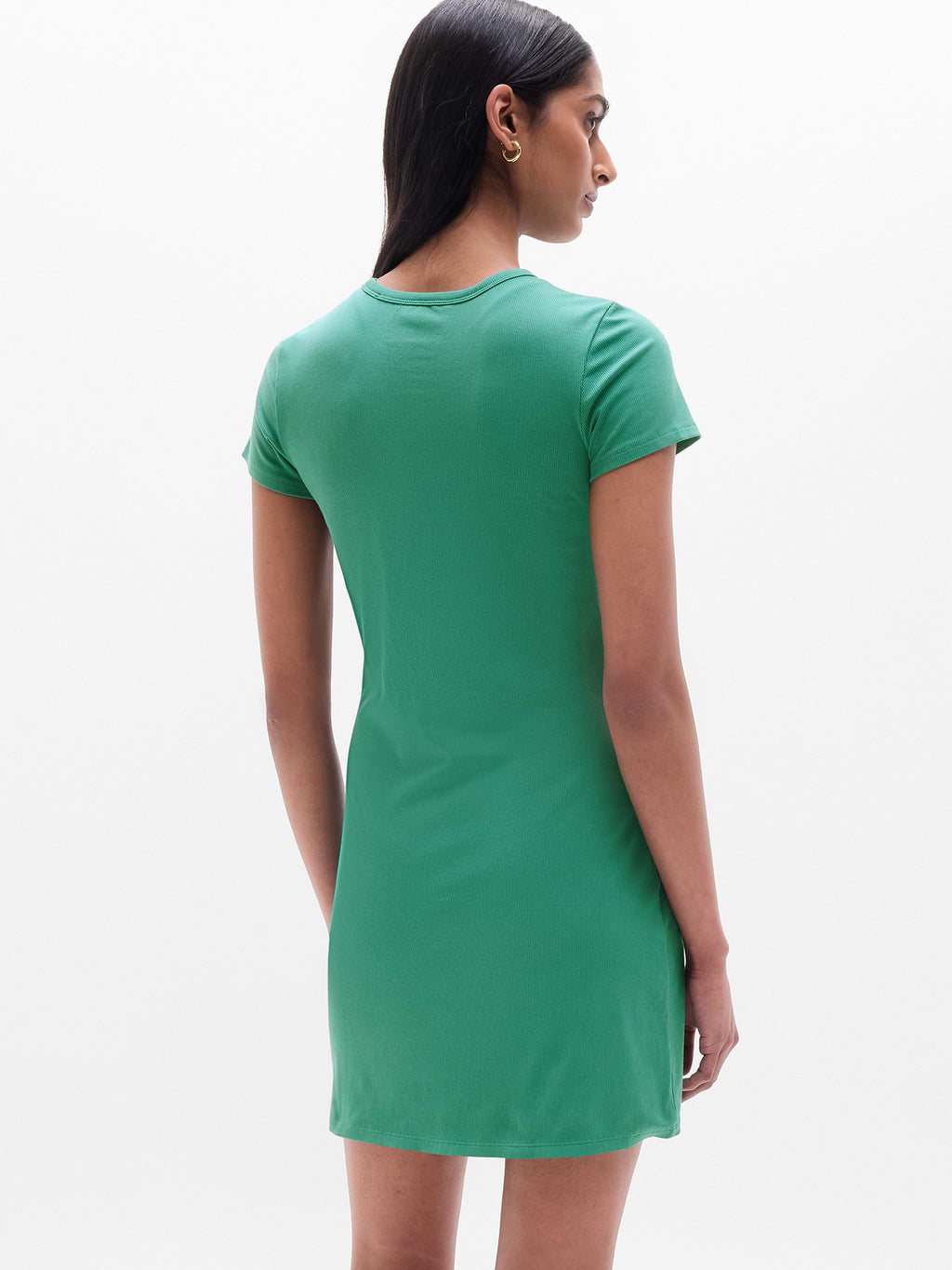 Signature Rib Tee Dress - Alpine
