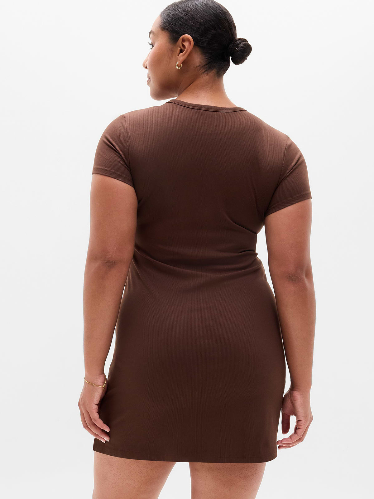 Signature Rib Tee Dress - Woodland