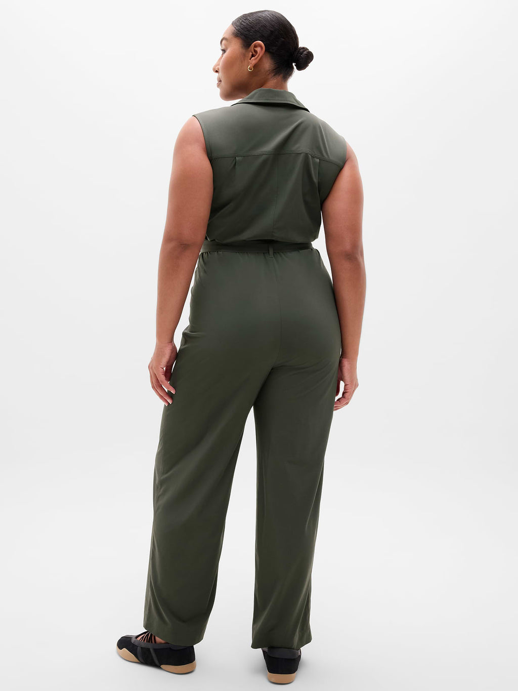 Always Ready Jumpsuit - Mountain Olive