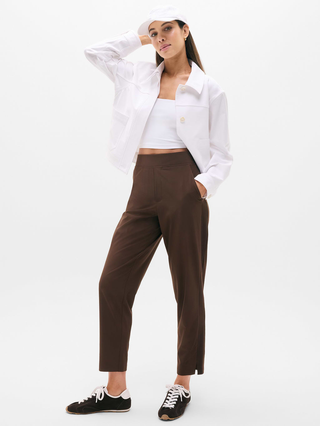 Brooklyn Mid Rise Ankle Pant - Woodland