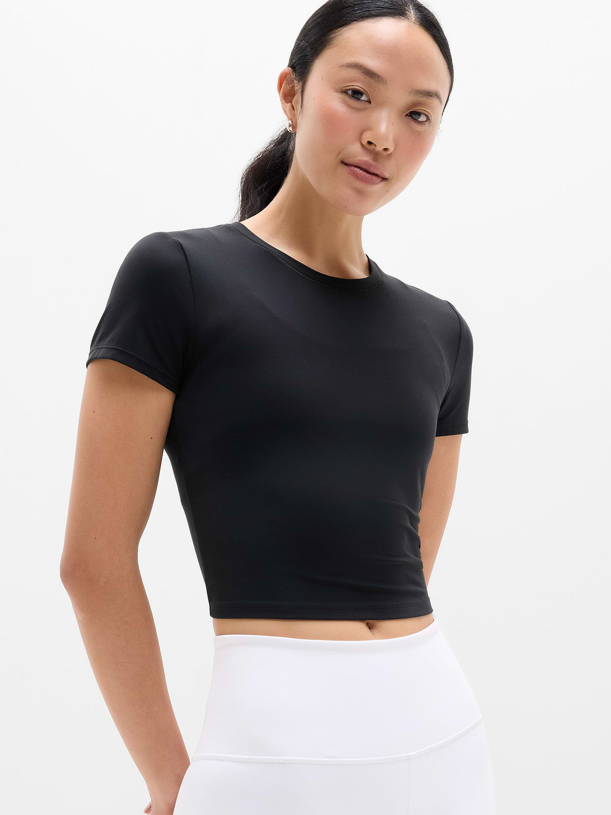 Transcend Open Back Top - Black