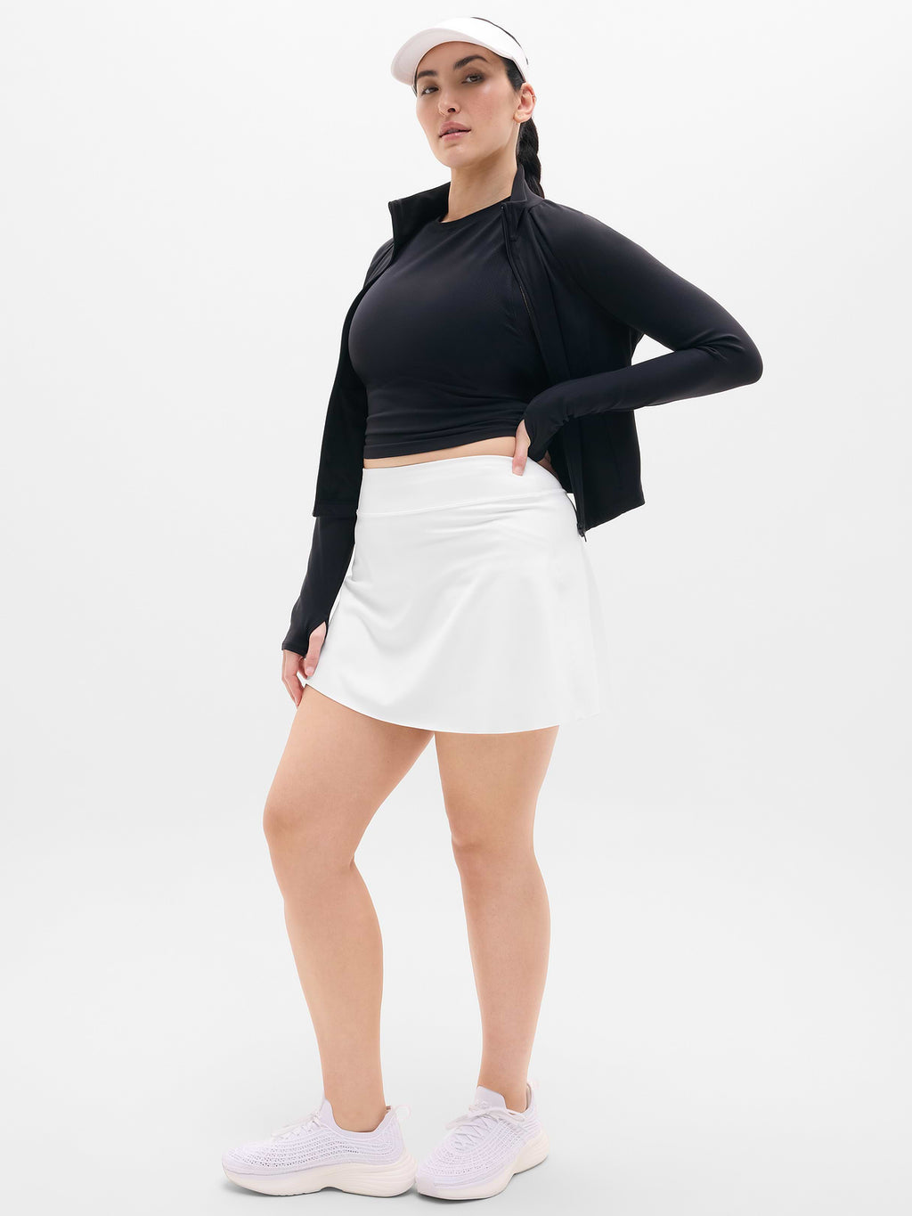 Ace A-Line 13.5" Skort - Bright White