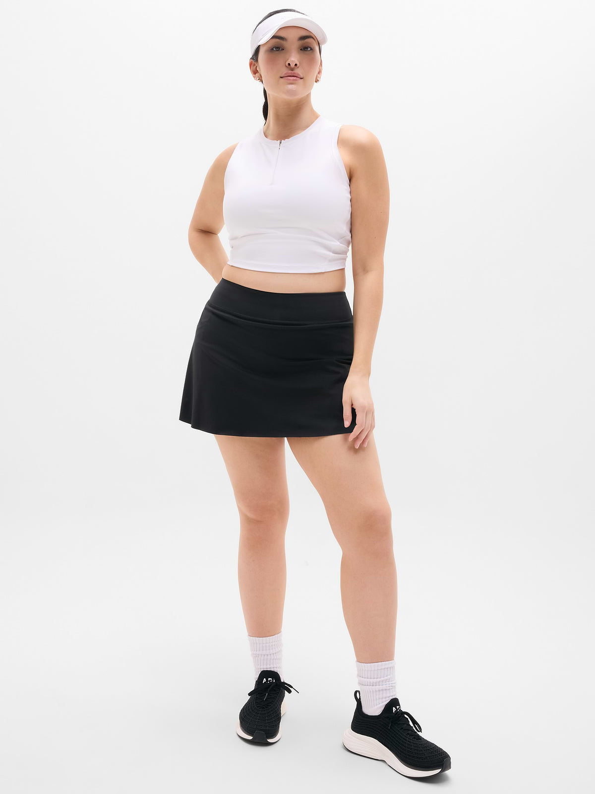 Ace A-Line 13.5" Skort - Black