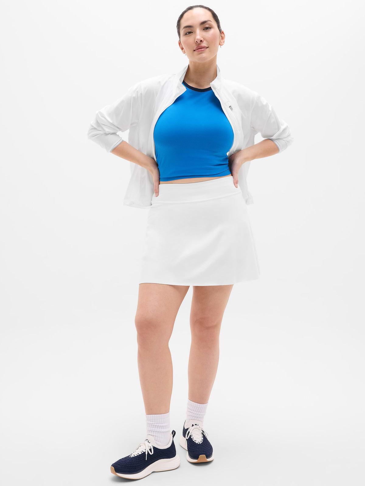 Ace A-Line 15.5" Skort - Bright White