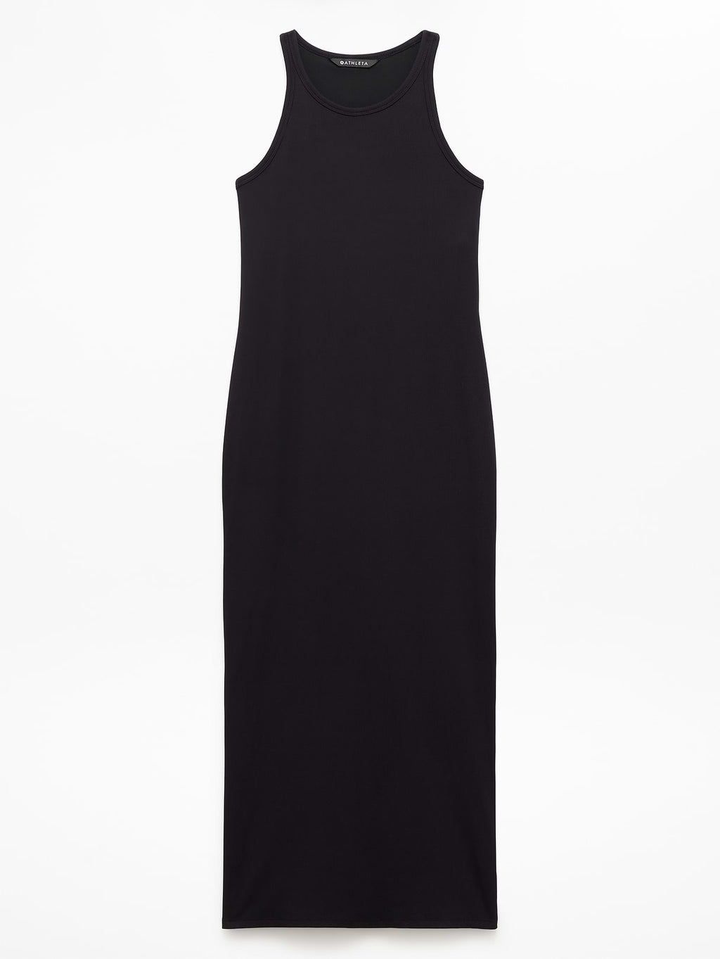 Signature Rib Maxi Dress - Black