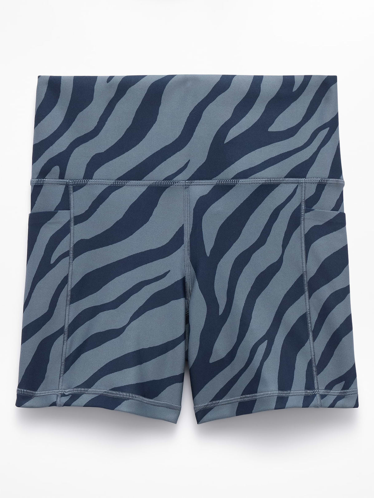Salutation Stash High Rise 7" Short - Zebra Slate