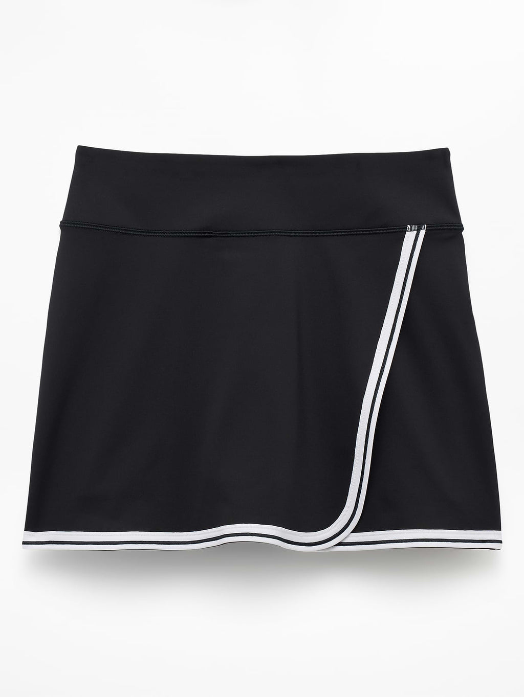Crosscourt High Rise 14" Skort - Black/white