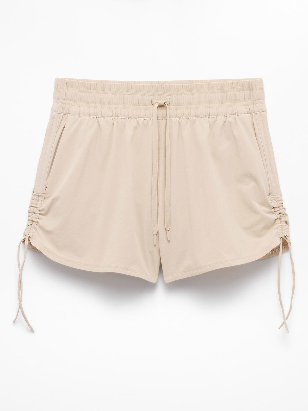 Weekender High Rise Ruched Run Short - Zephyr
