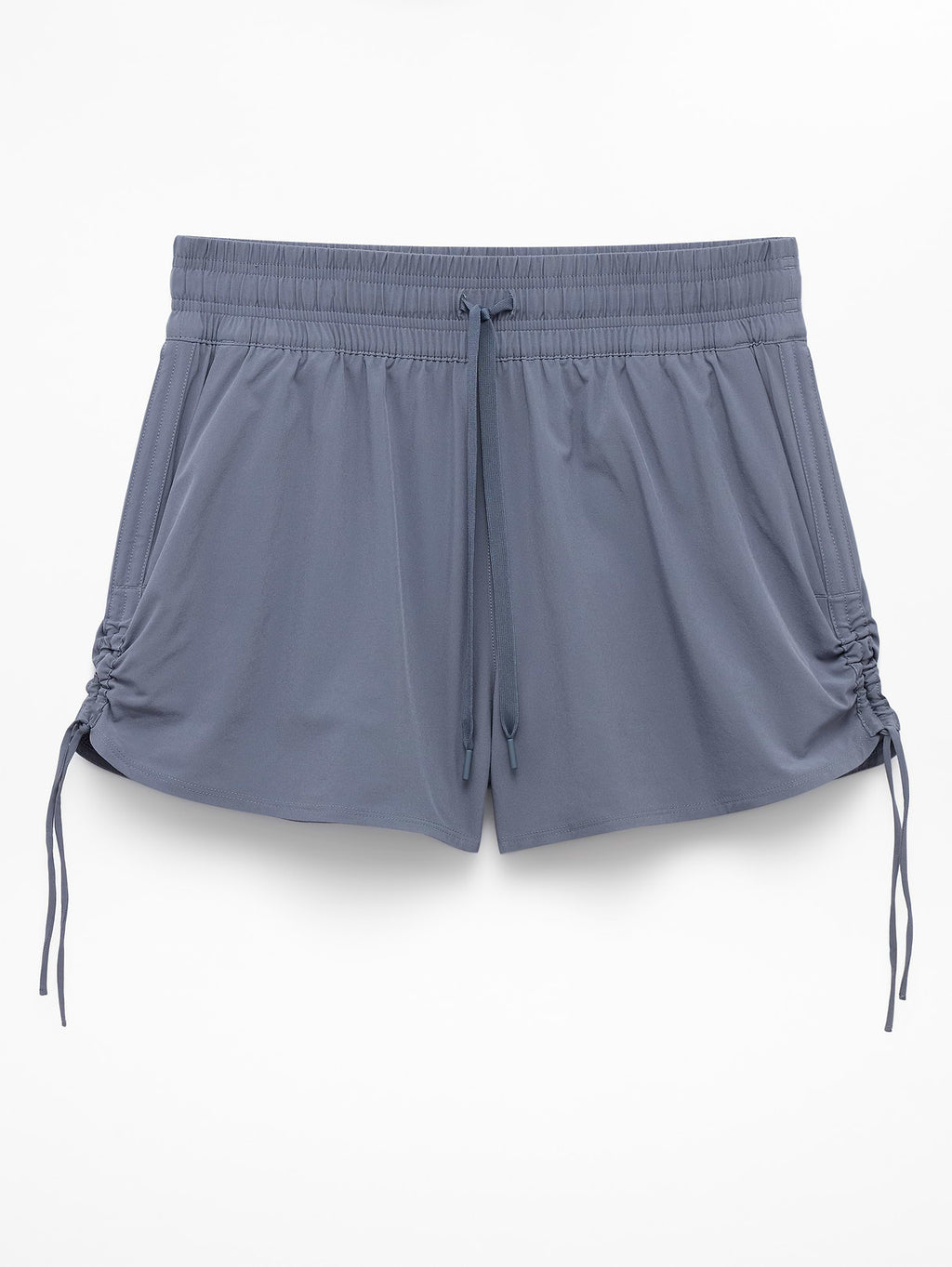 Weekender High Rise Ruched Run Short - Slate
