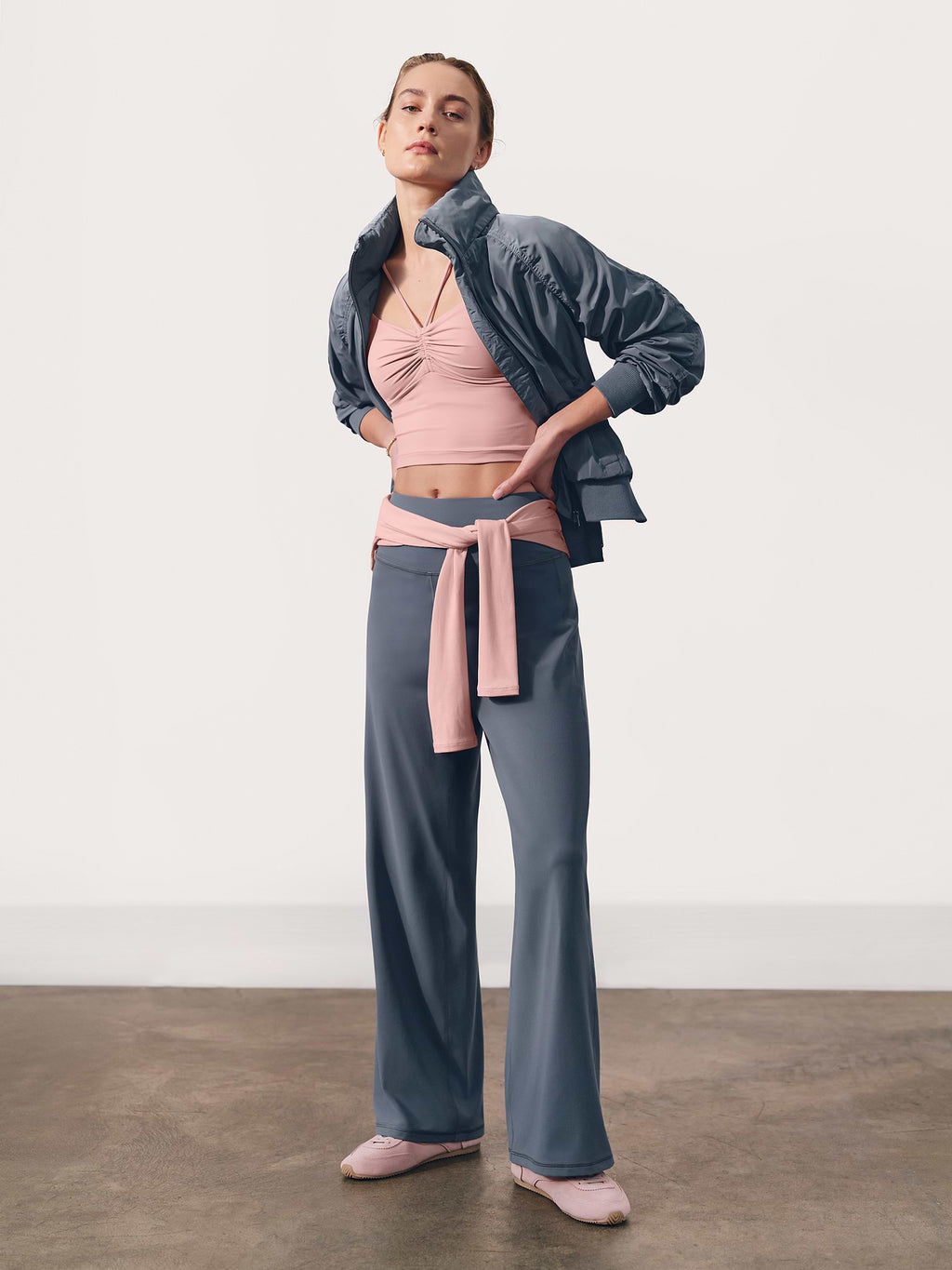 Elation Ultra High Rise Wide Leg Pant - Slate
