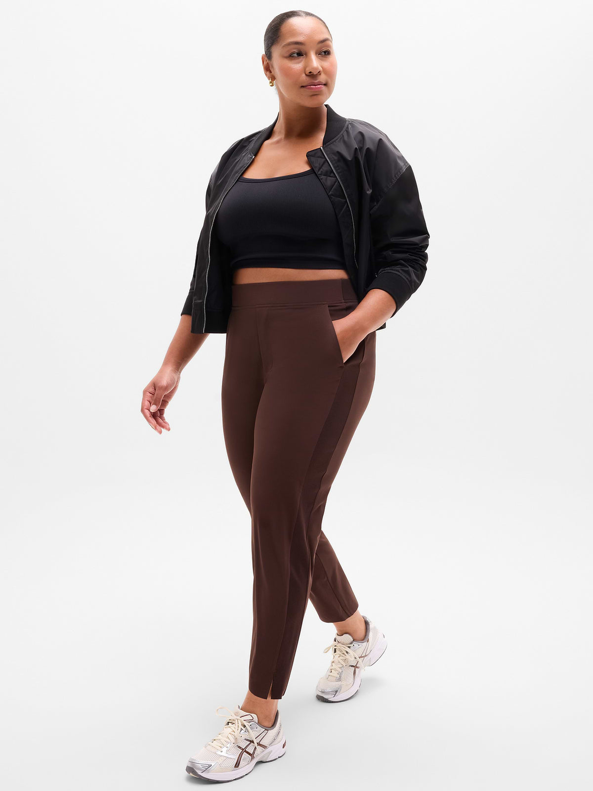 Brooklyn Mid Rise Ankle Pant - Woodland