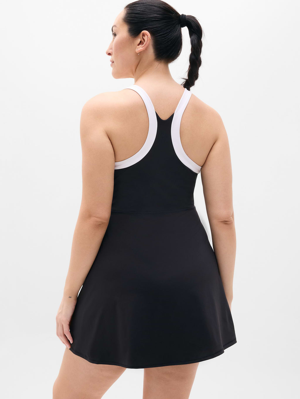 Superset Dress - Black/Bright White