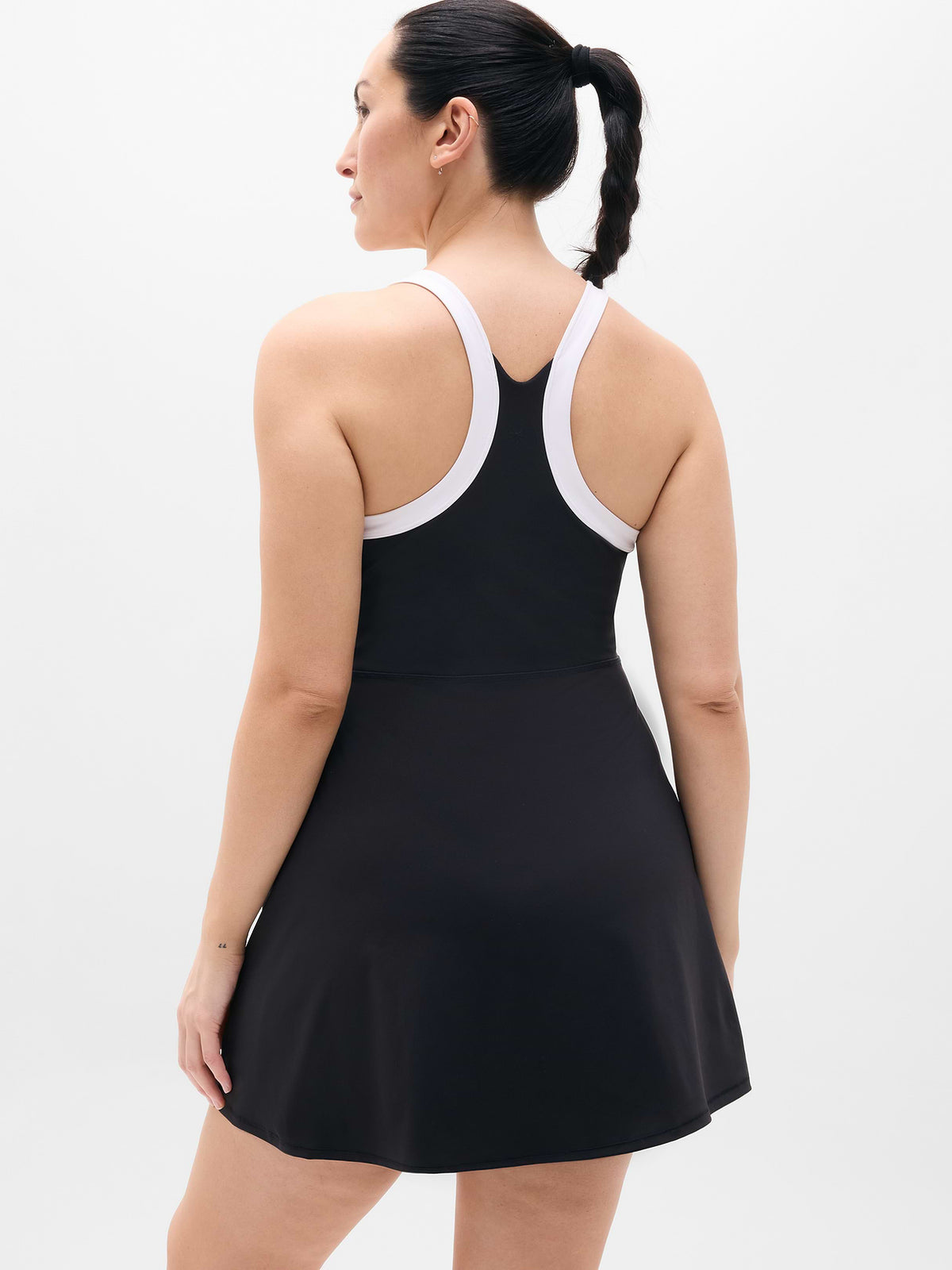 Superset Dress - Black/Bright White