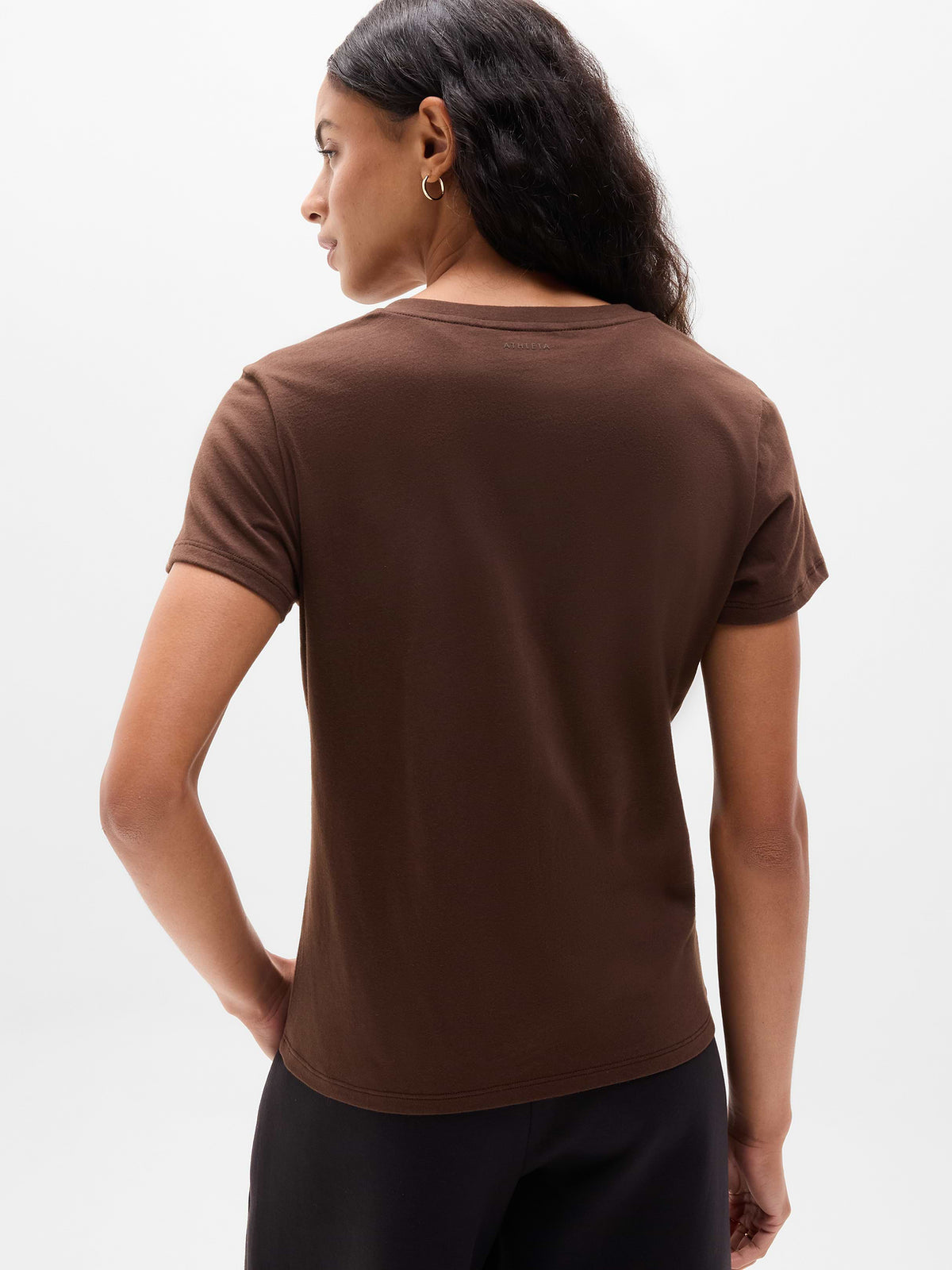 Favorite Cotton V-Neck Tee - Woodland