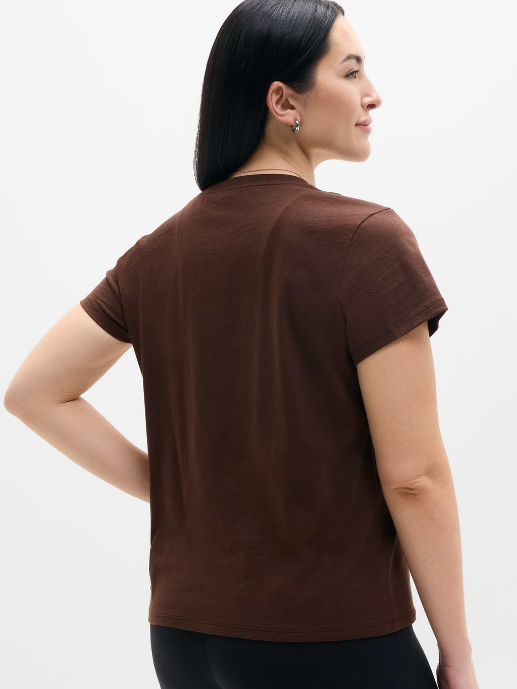 Favorite Cotton V-Neck Tee - Woodland