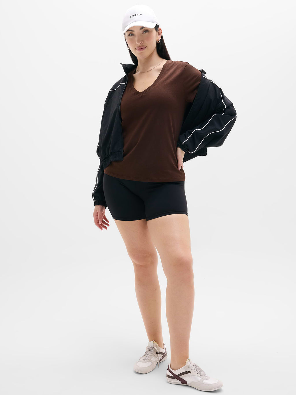 Favorite Cotton V-Neck Tee - Woodland