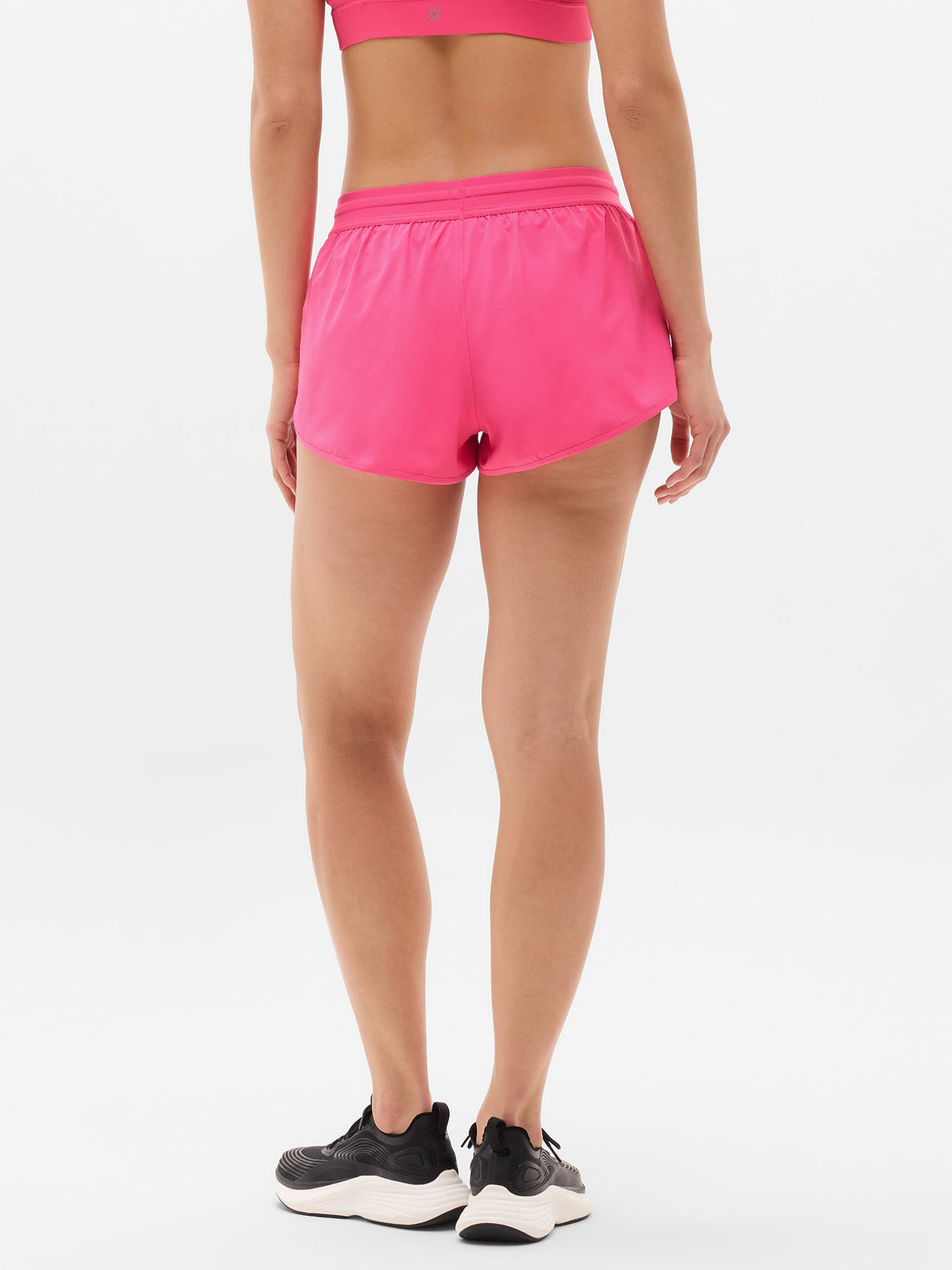 Speedwork Mid Rise Elastic Waistband Short - Cerise
