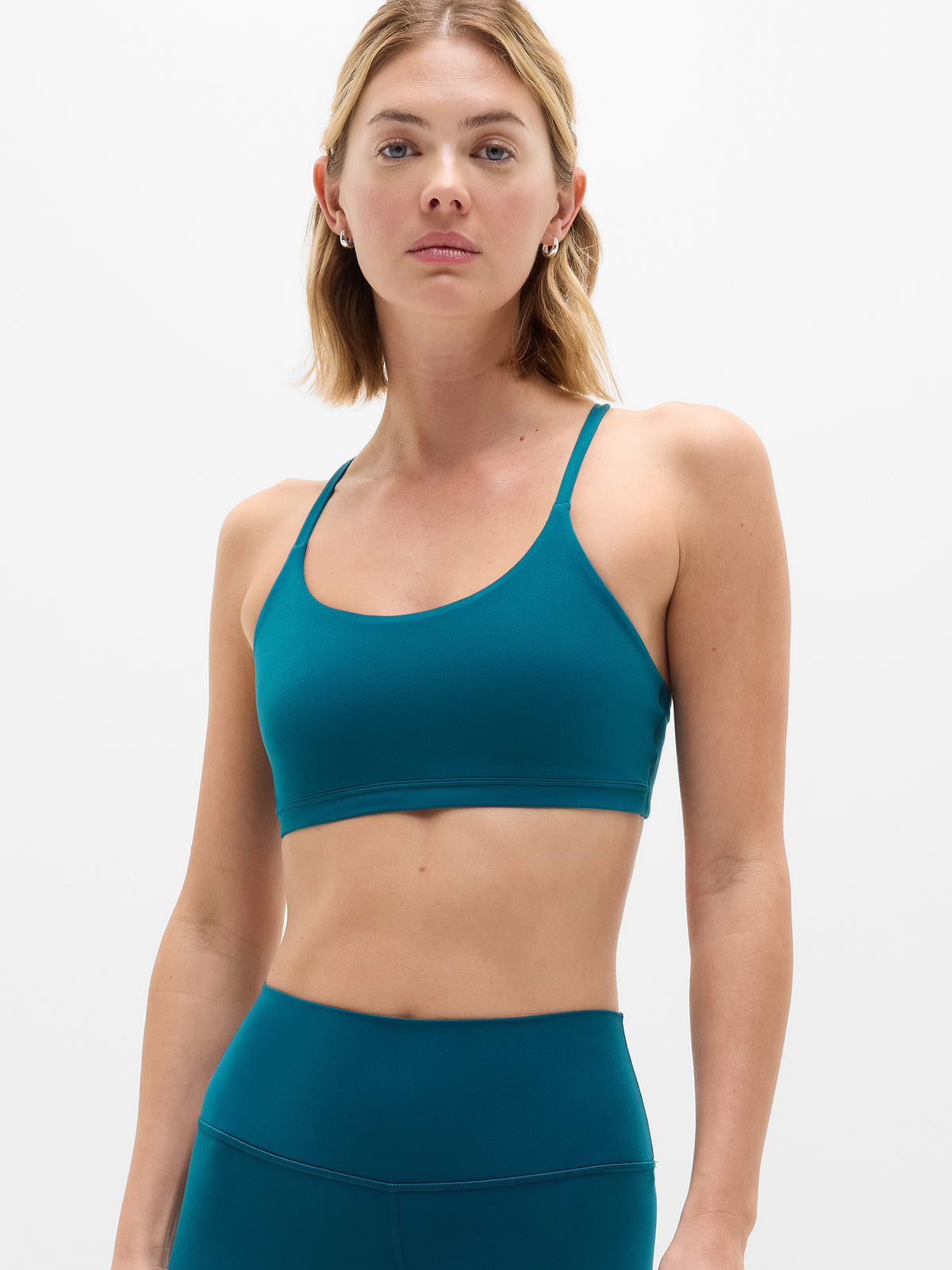 Transcend Scoop Sports Bra A-C - Coastal Teal