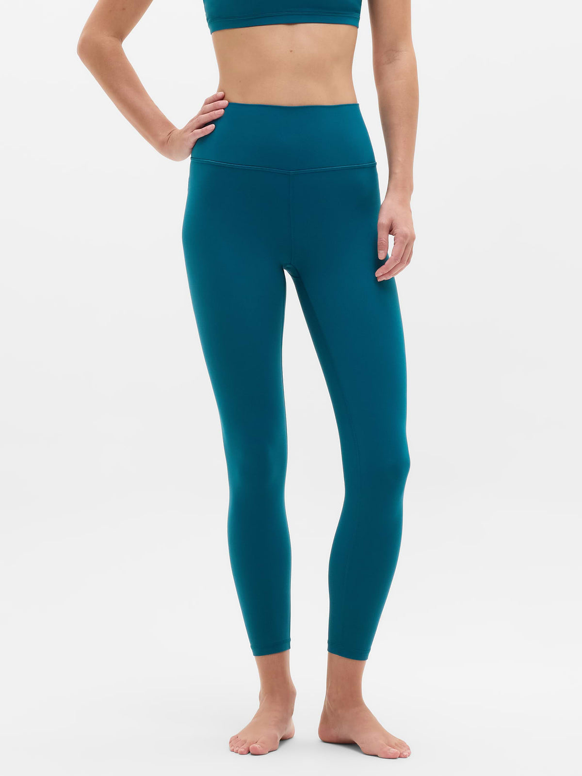 Transcend High Rise 7/8 Legging - Coastal Teal