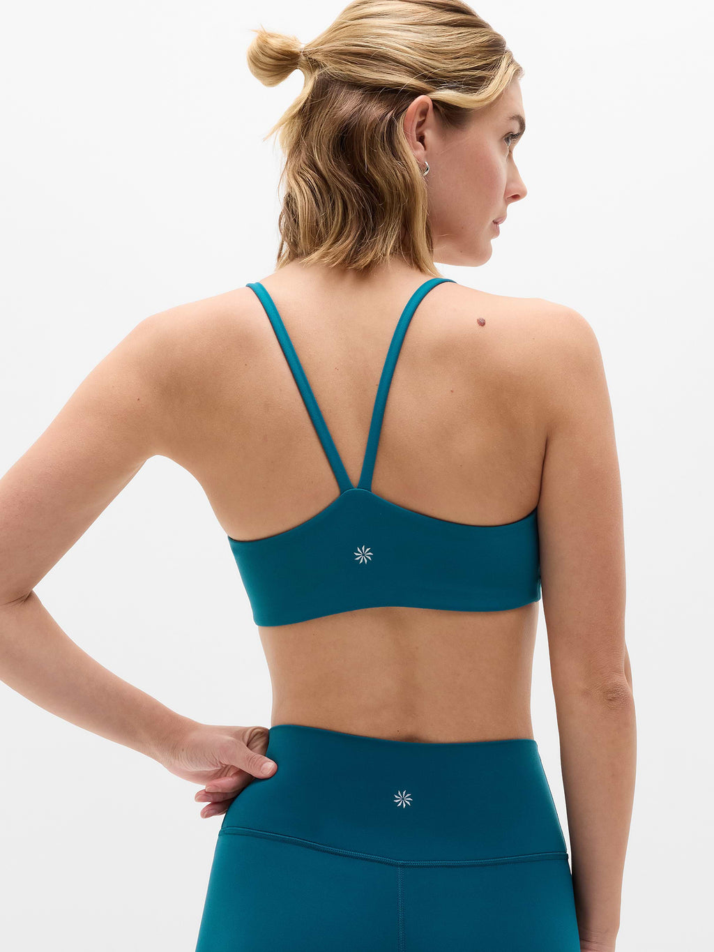 Transcend Scoop Sports Bra A-C - Coastal Teal