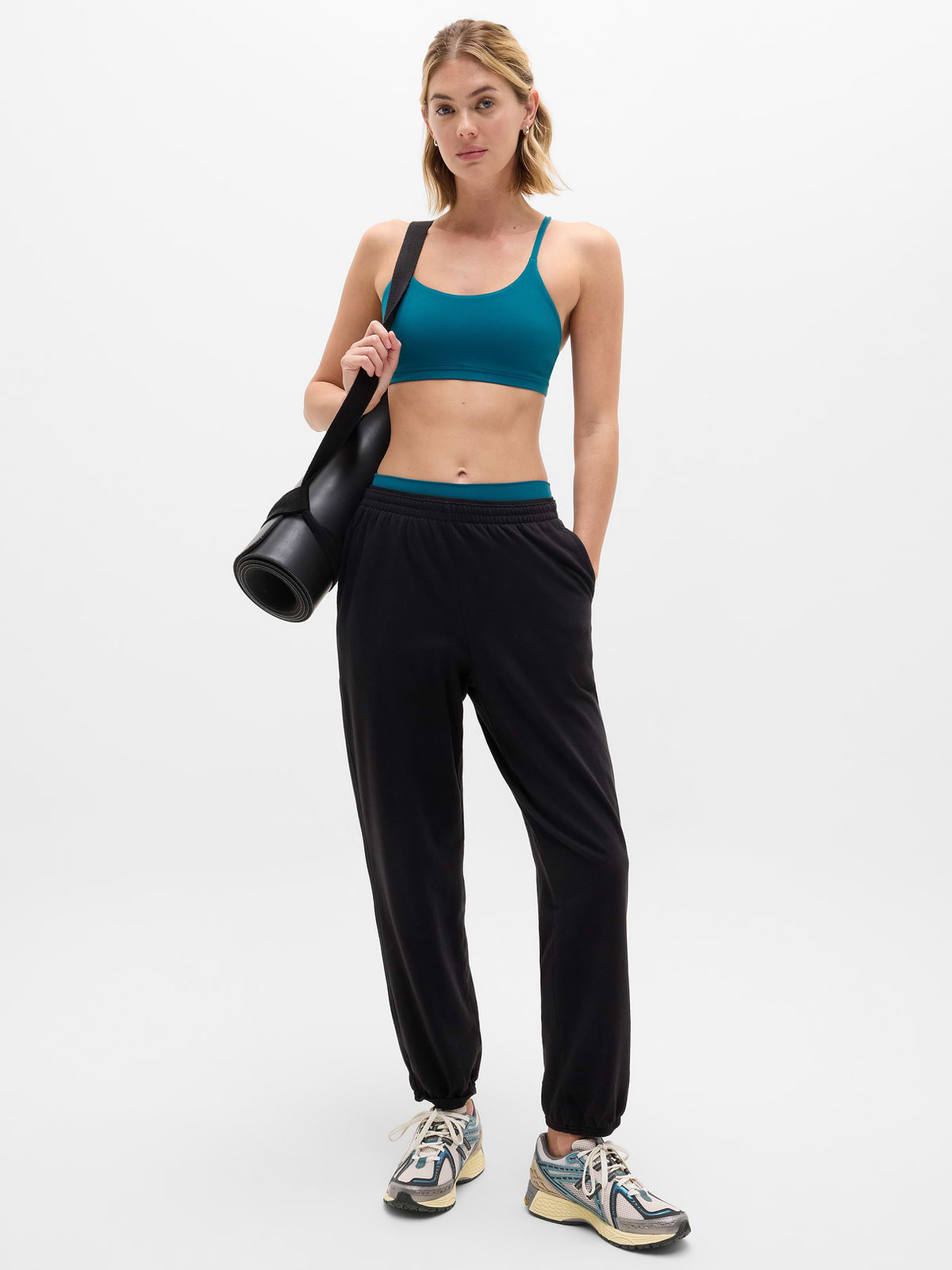 Transcend Scoop Sports Bra A-C - Coastal Teal