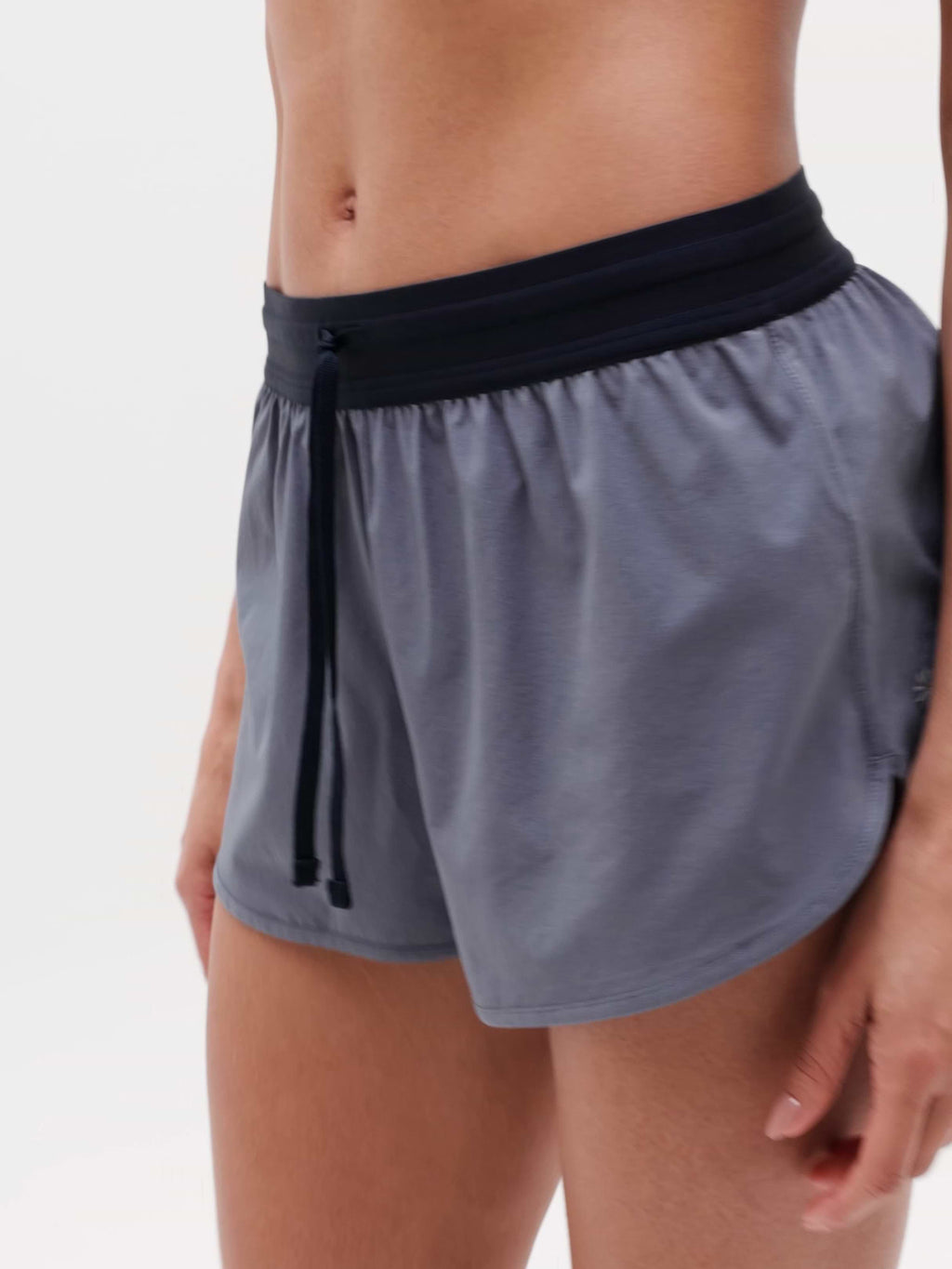 Speedwork Mid Rise Elastic Waistband Short - Slate/Eclipse