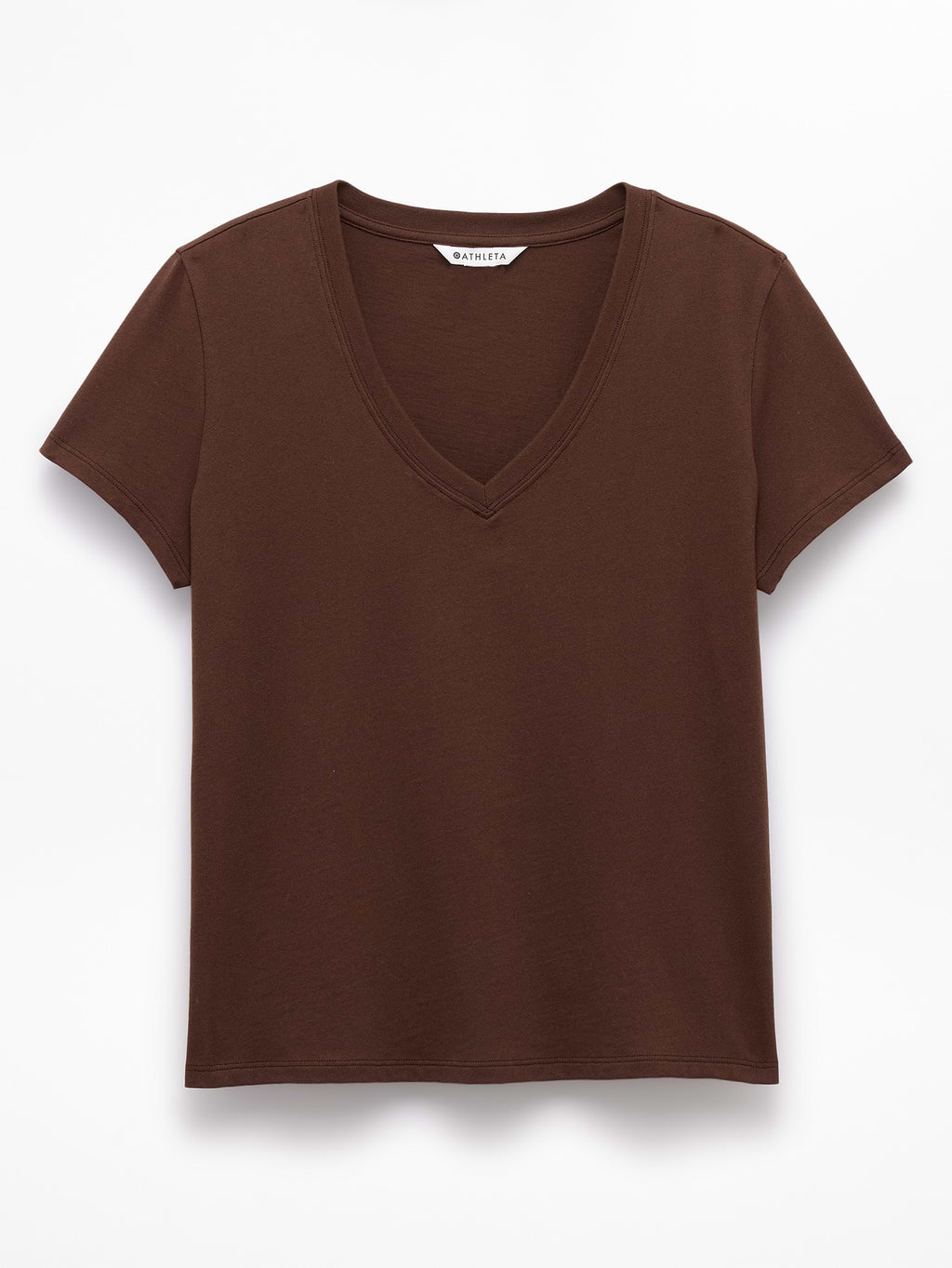 Favorite Cotton V-Neck Tee - Woodland