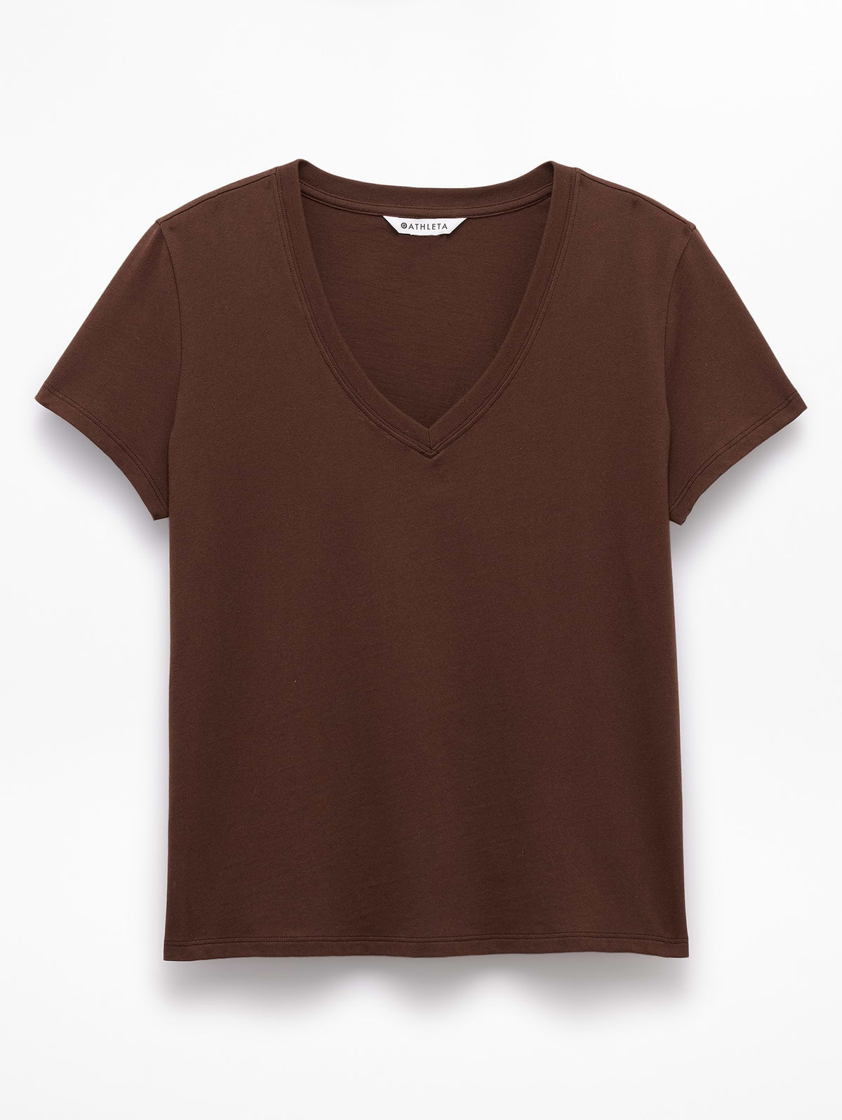Favorite Cotton V-Neck Tee - Woodland