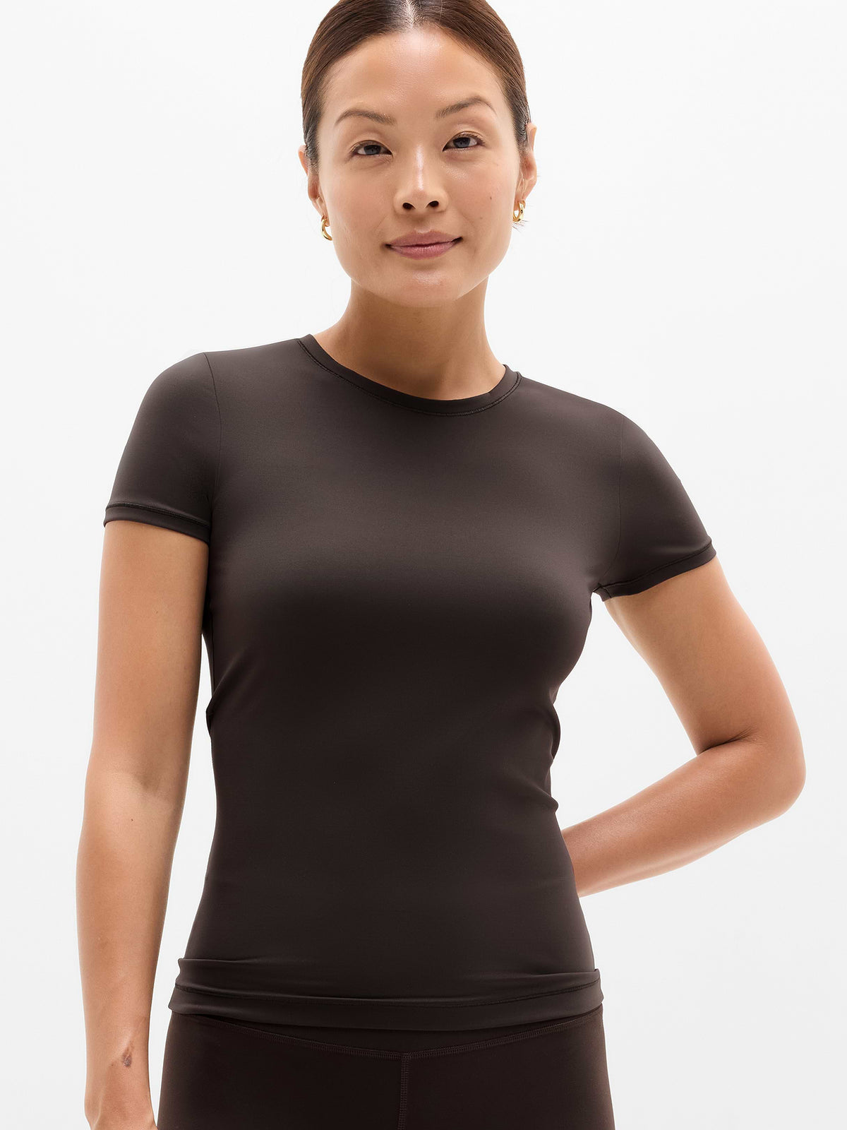BodyMove Crew Neck Tee - Truffle