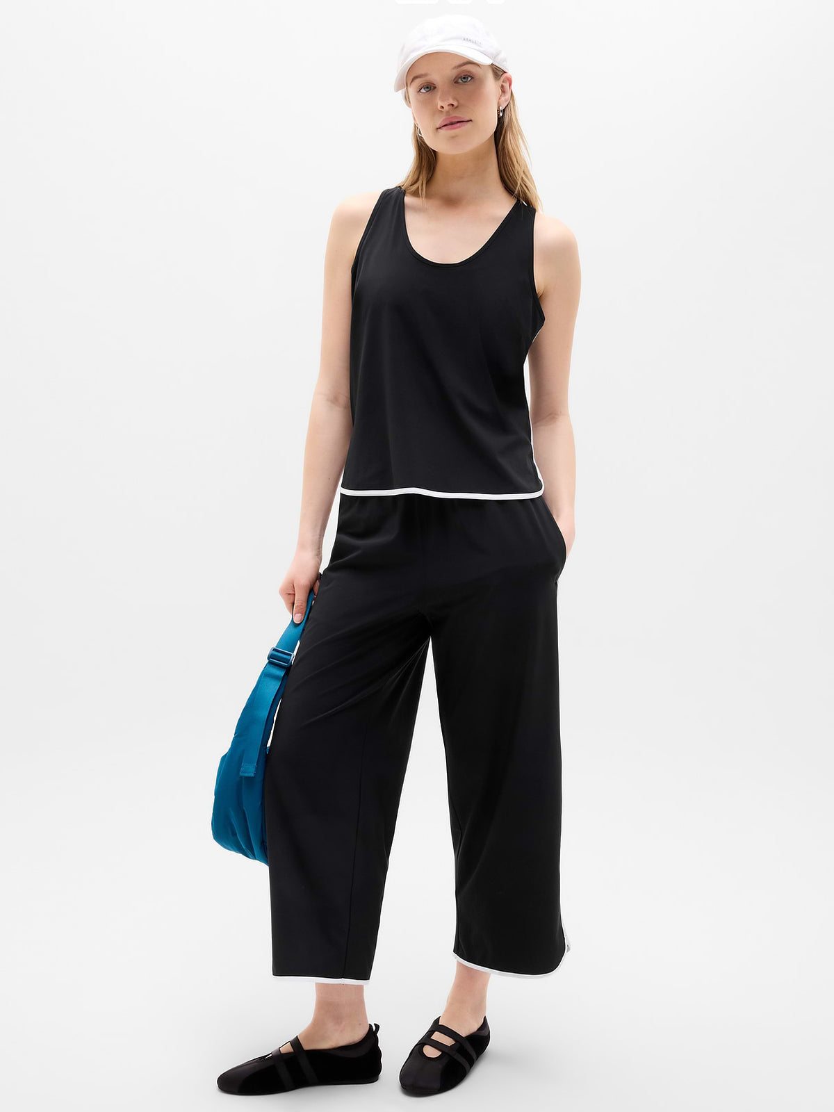 Journey Tank - Black/Bright White