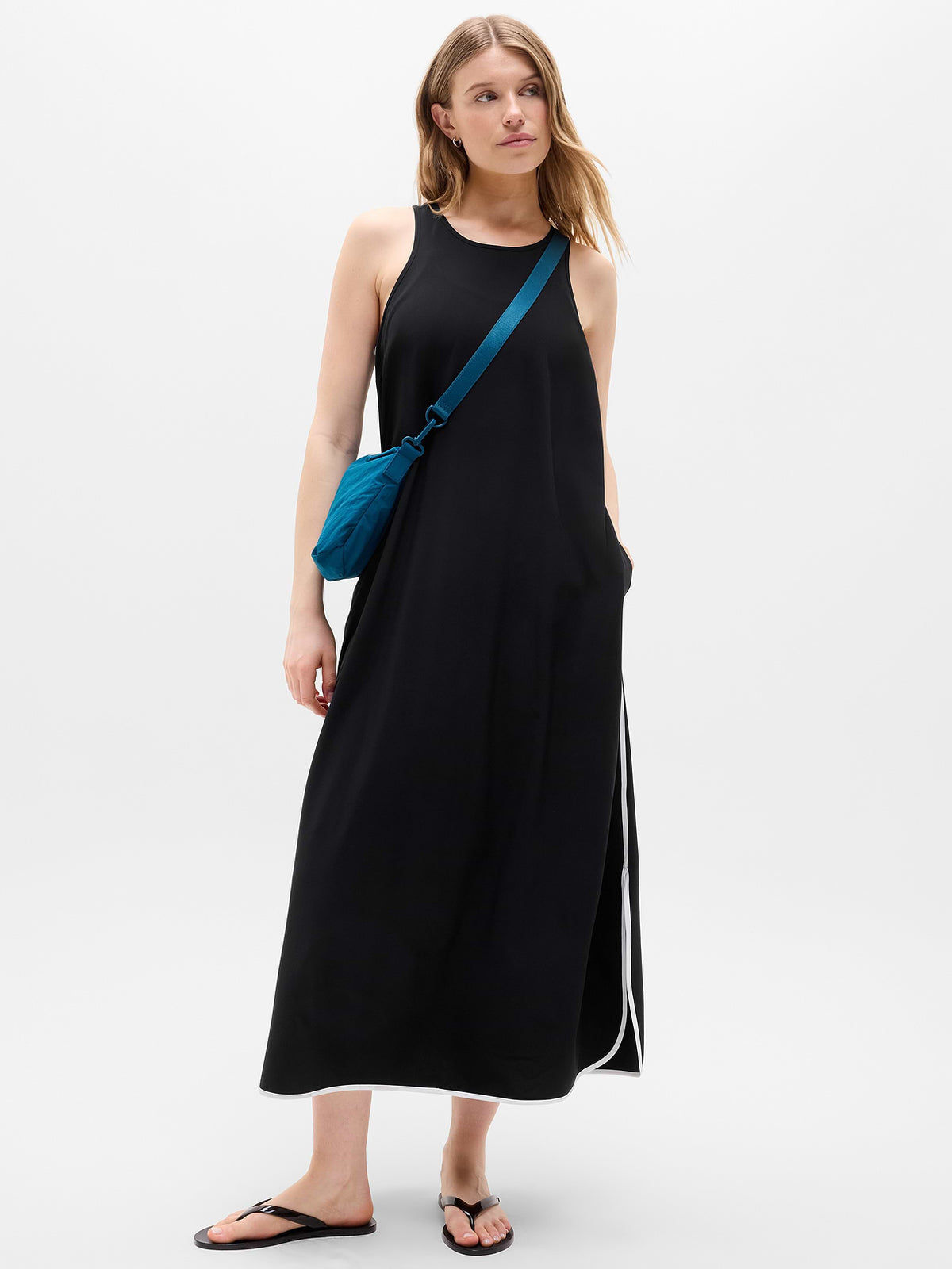 Journey Dress - Black/Bright White