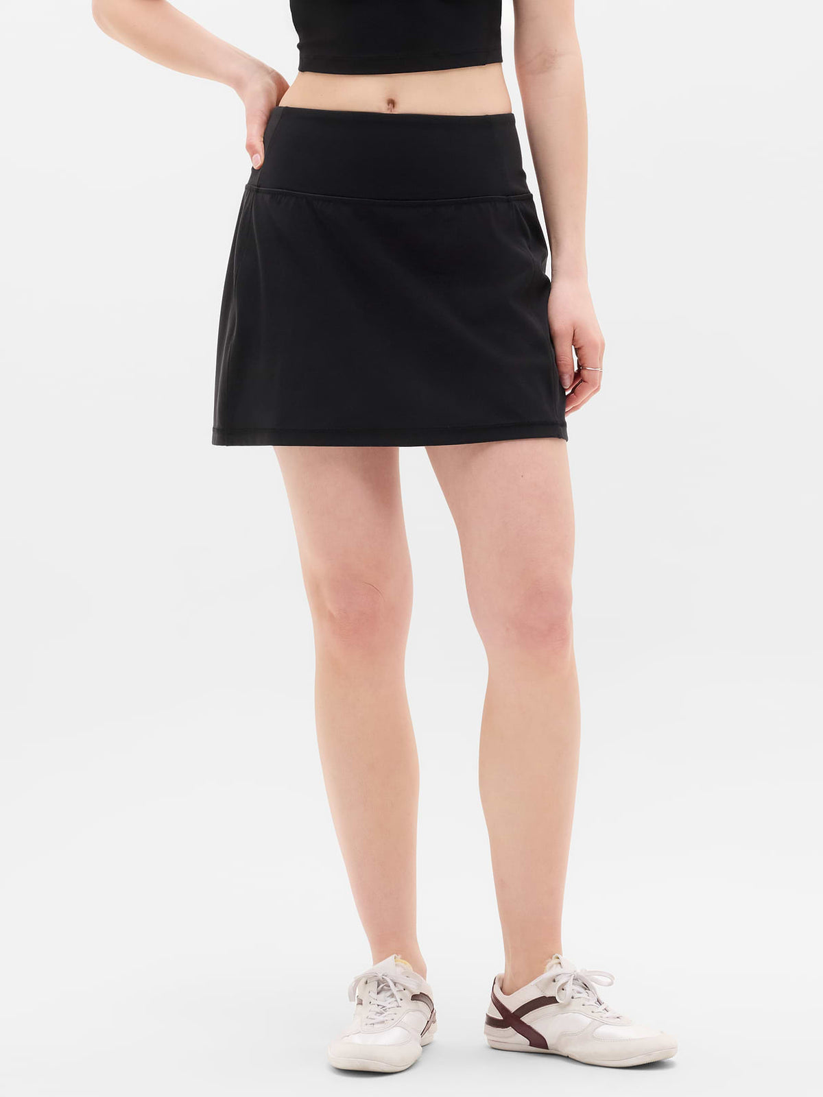 Salutation Stash High Rise 14.5“ Skort - Black