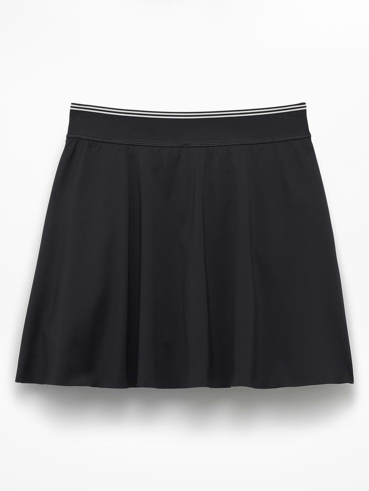 Ace A-Line Tipped 15.5" Skort - Black/White