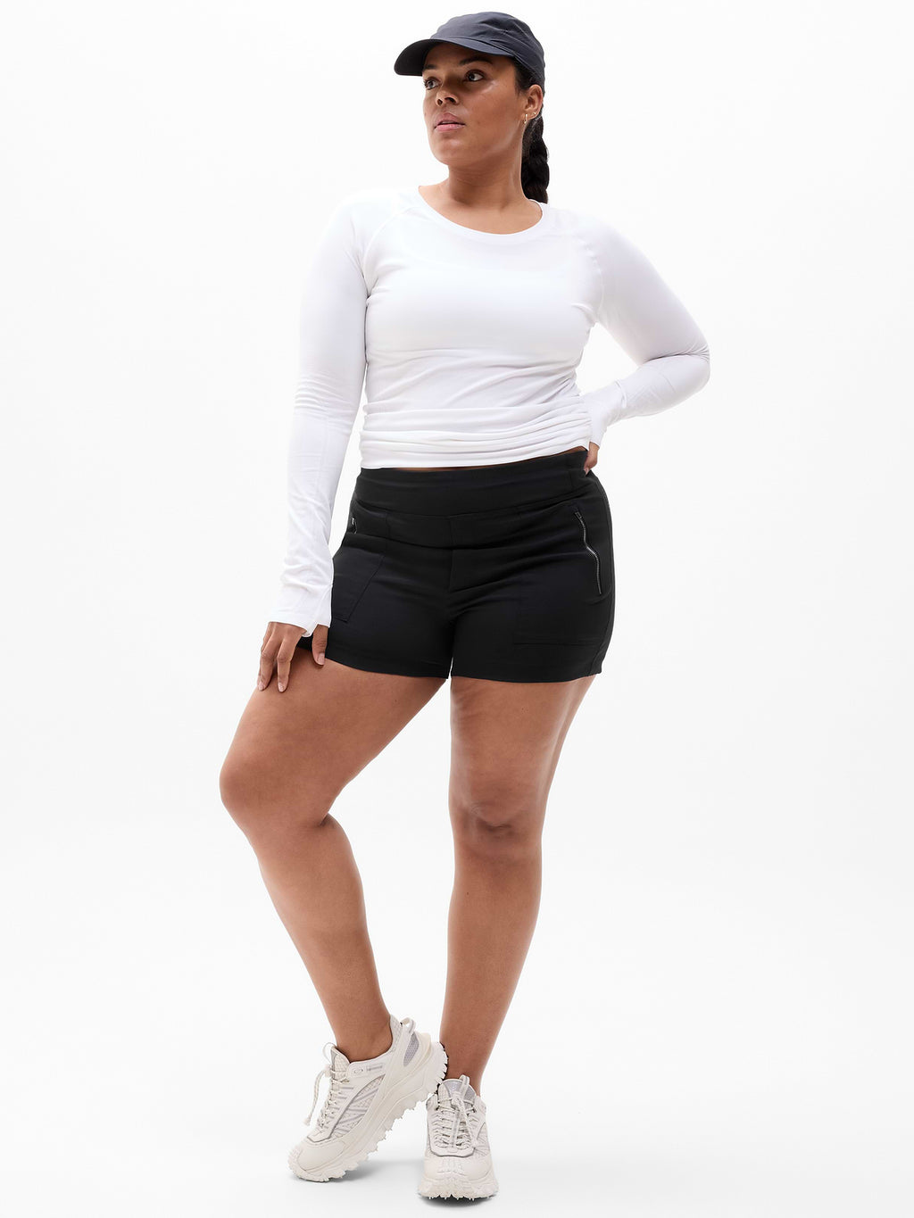 Trekkie North Mid Rise 3.5" Short - Black