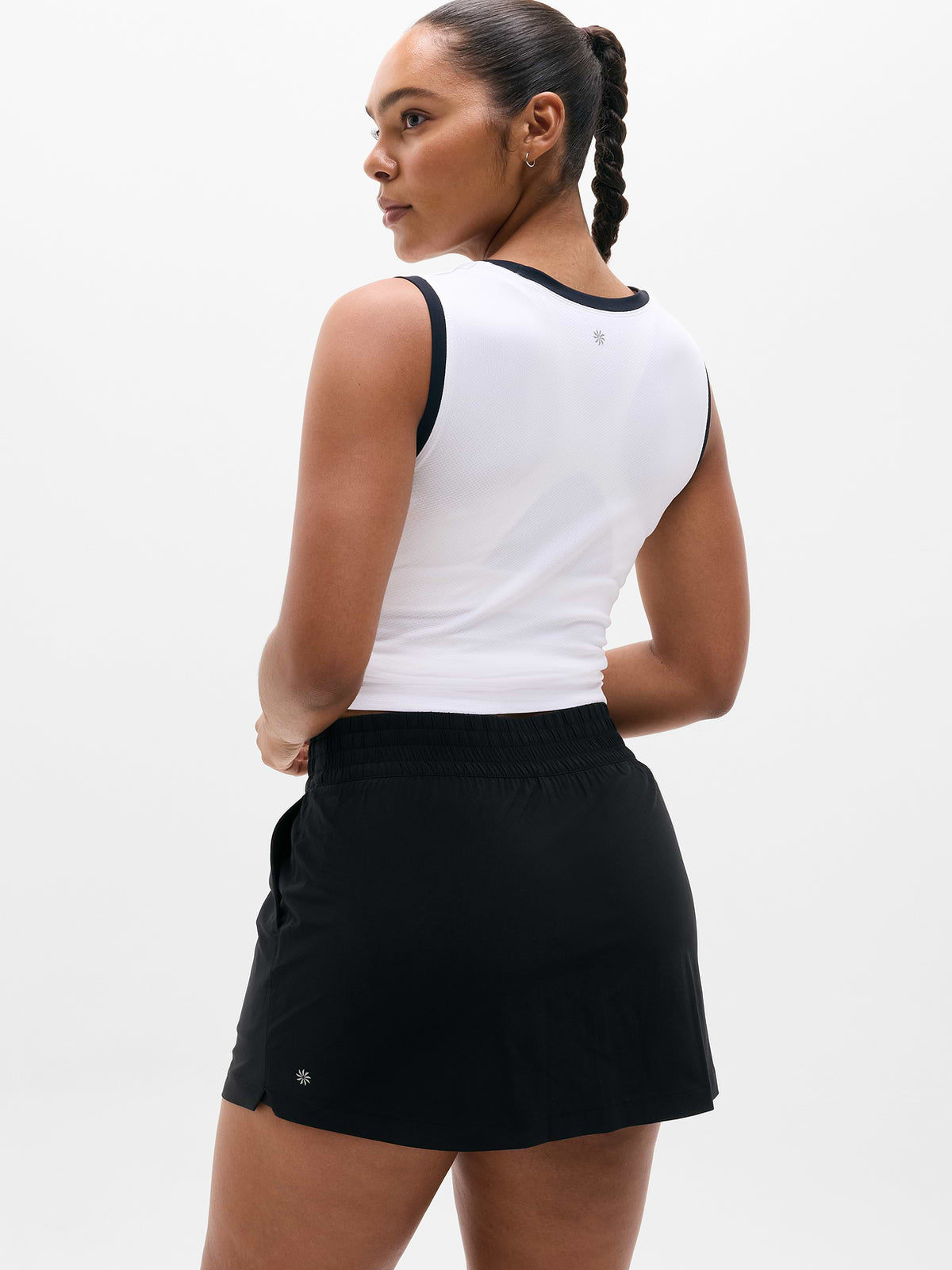 Weekender High Rise 14" Run Skort - Black